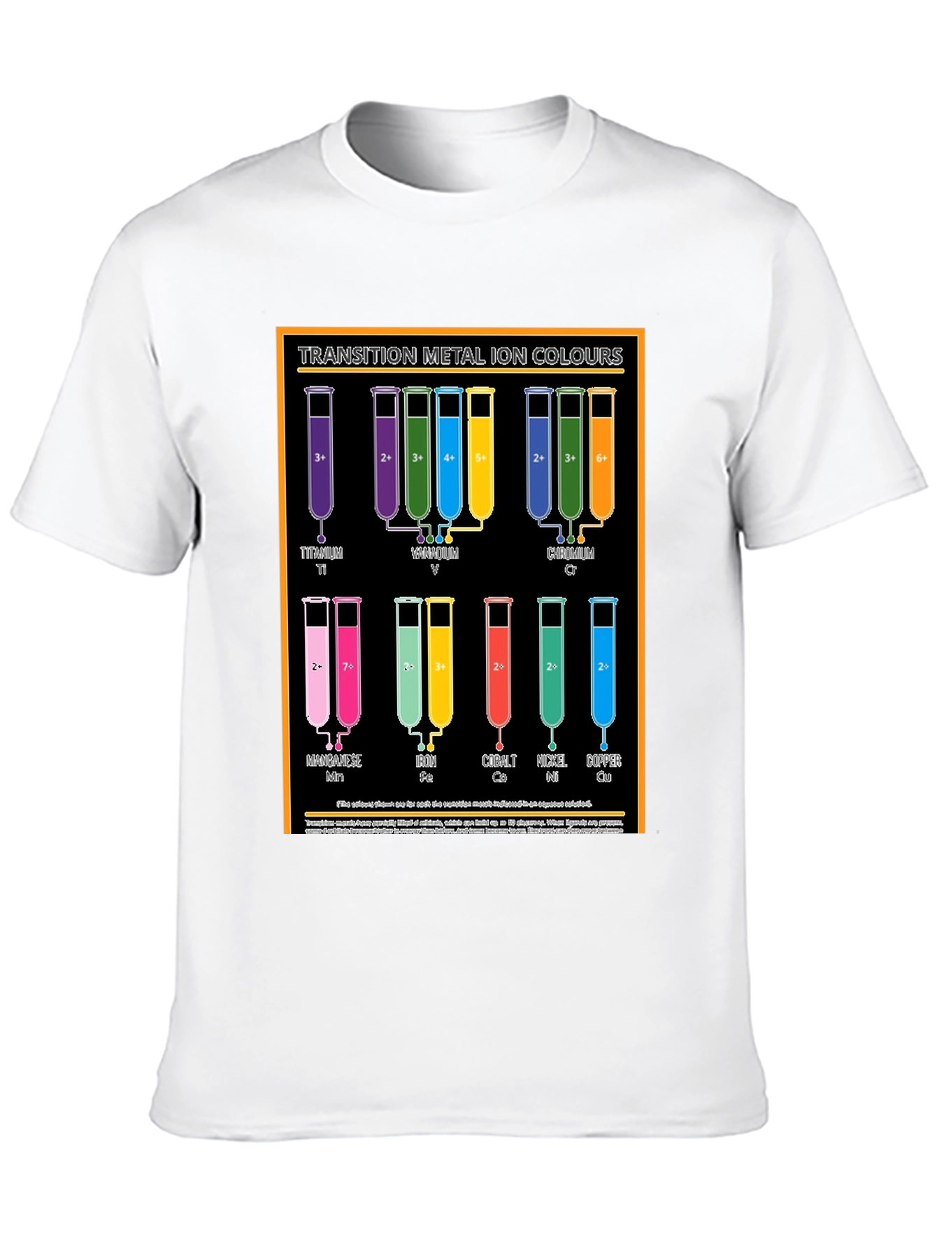 Transition Metal Ion Colours Graphic T-Shirt