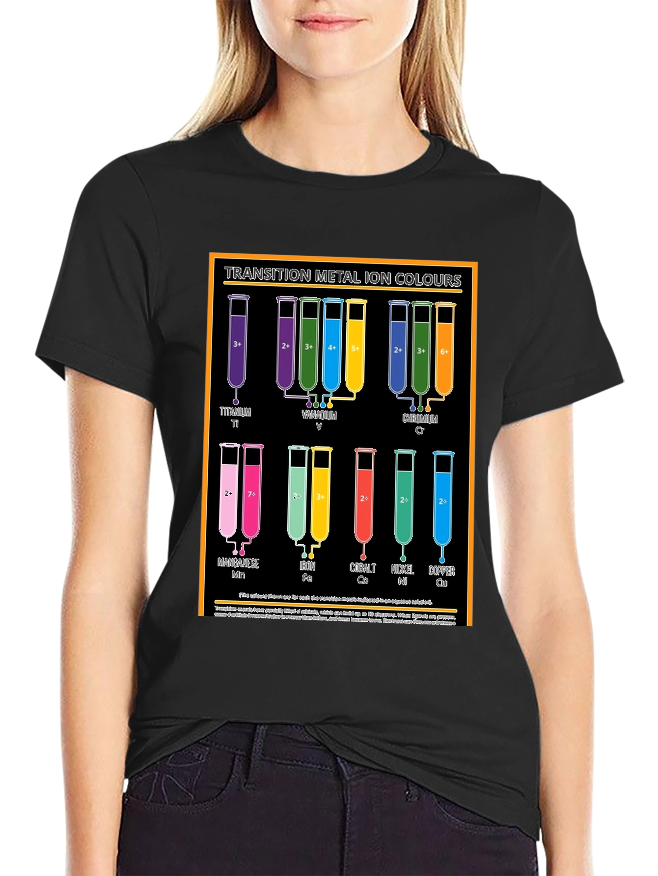 Transition Metal Ion Colours Graphic T-Shirt