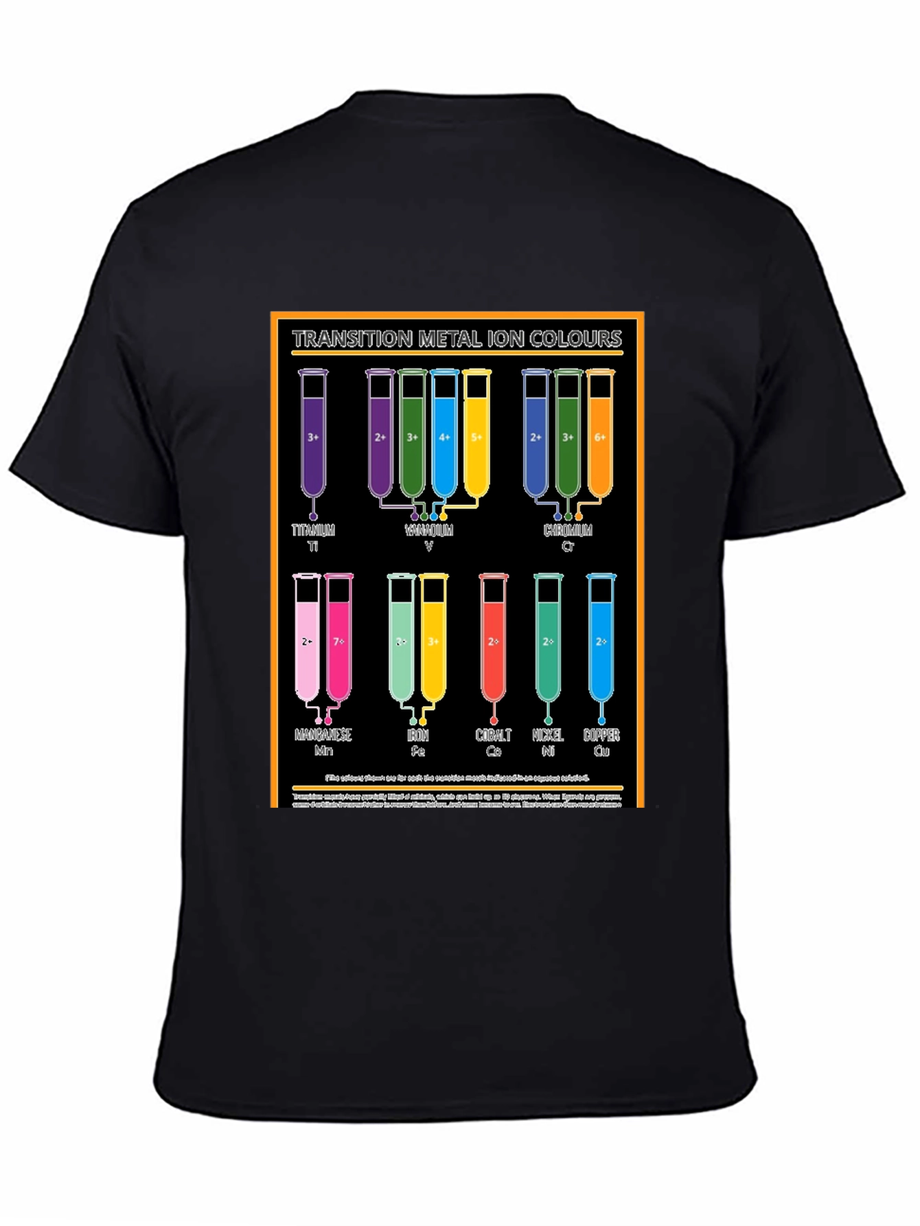 Transition Metal Ion Colours Graphic T-Shirt
