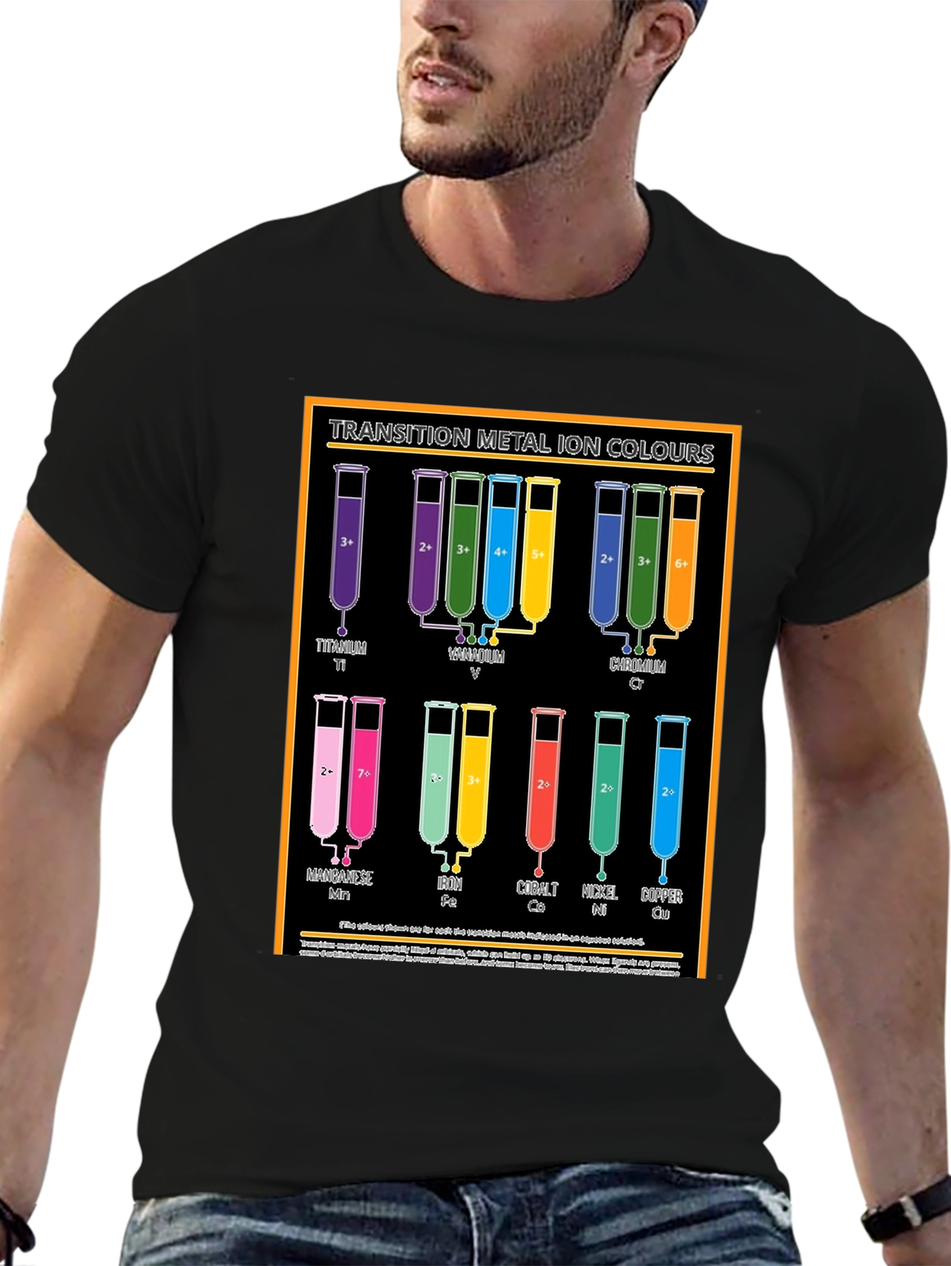 Transition Metal Ion Colours Graphic T-Shirt