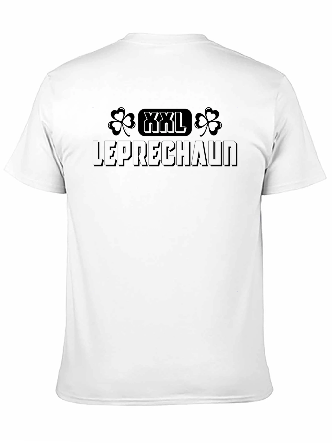 XXL Leprechaun Black T-Shirt