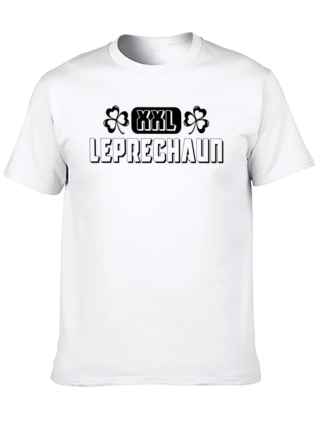 XXL Leprechaun Black T-Shirt