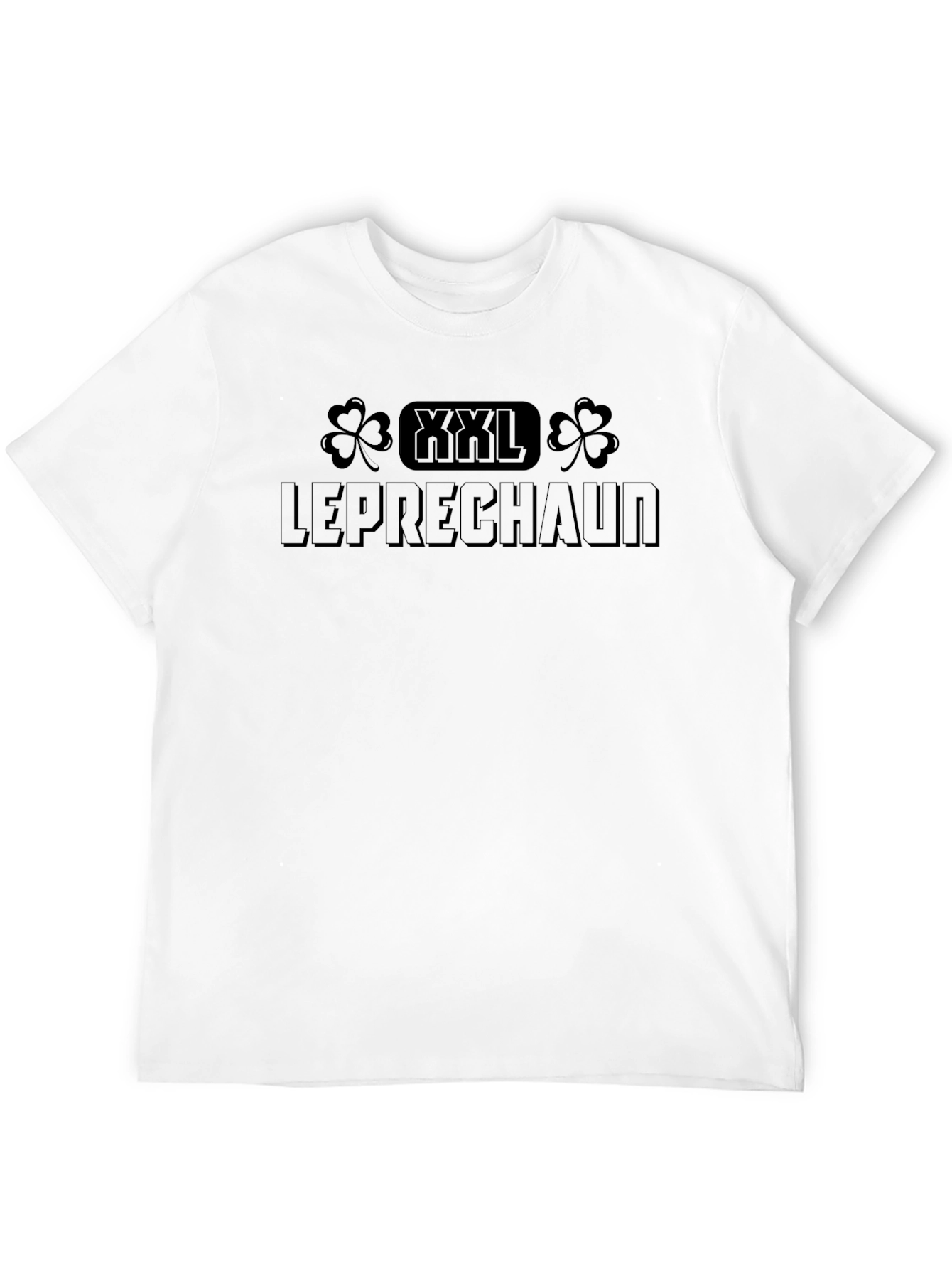 XXL Leprechaun Black T-Shirt
