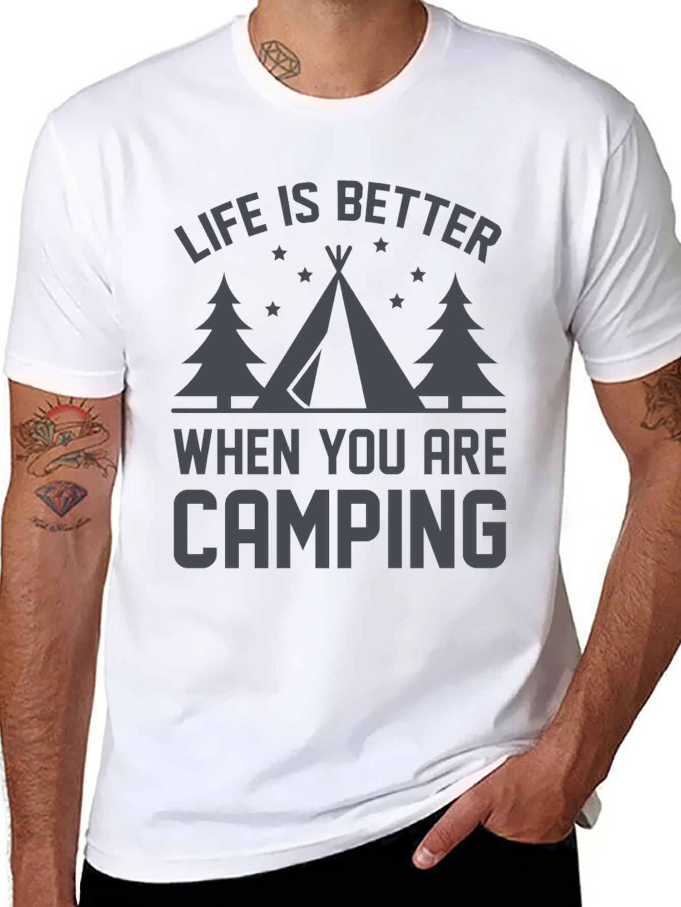 Life is Better Camping Tee