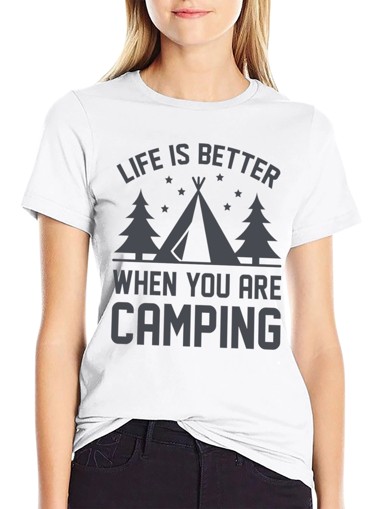 Life is Better Camping Tee
