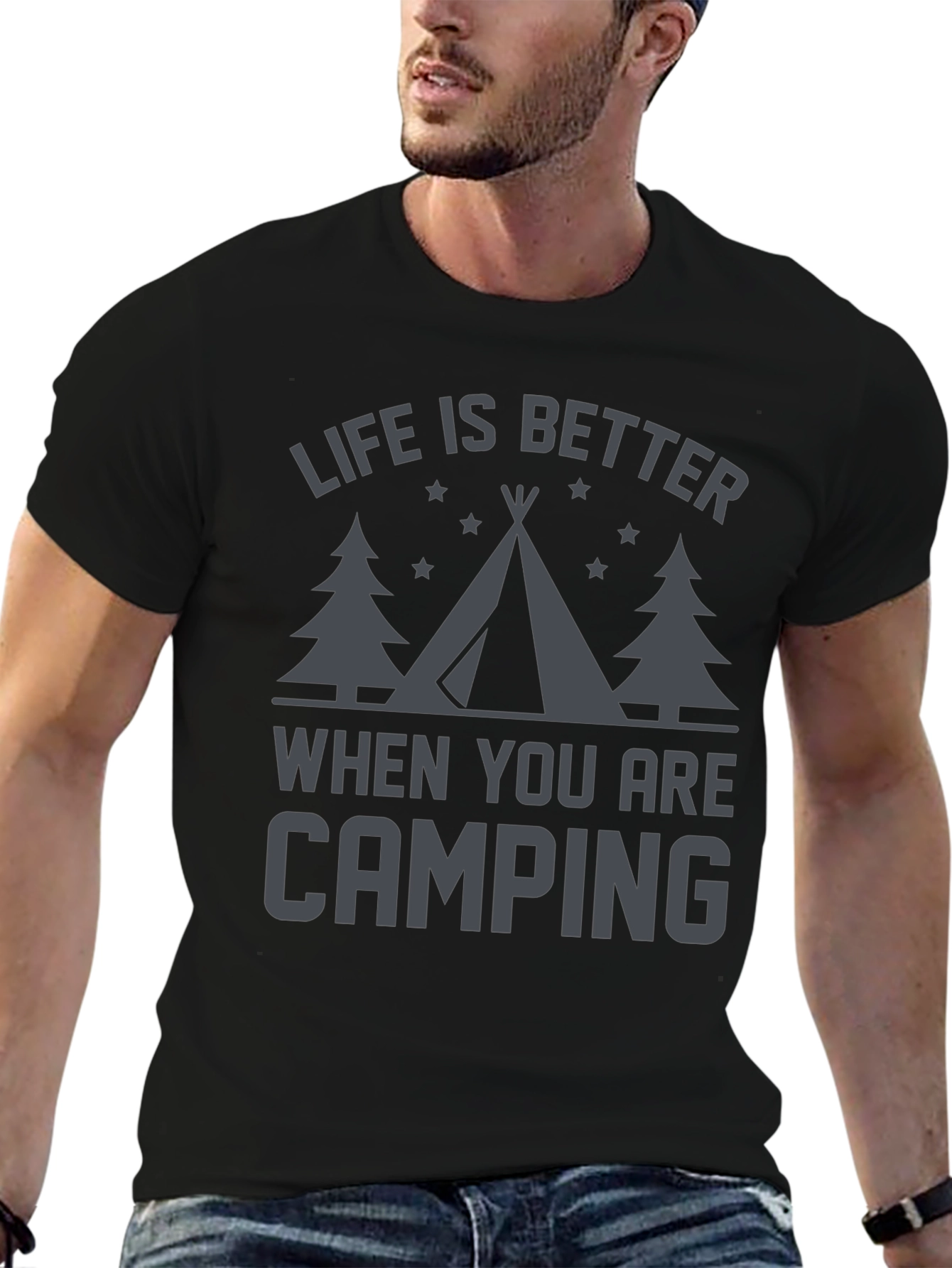 Life is Better Camping Tee
