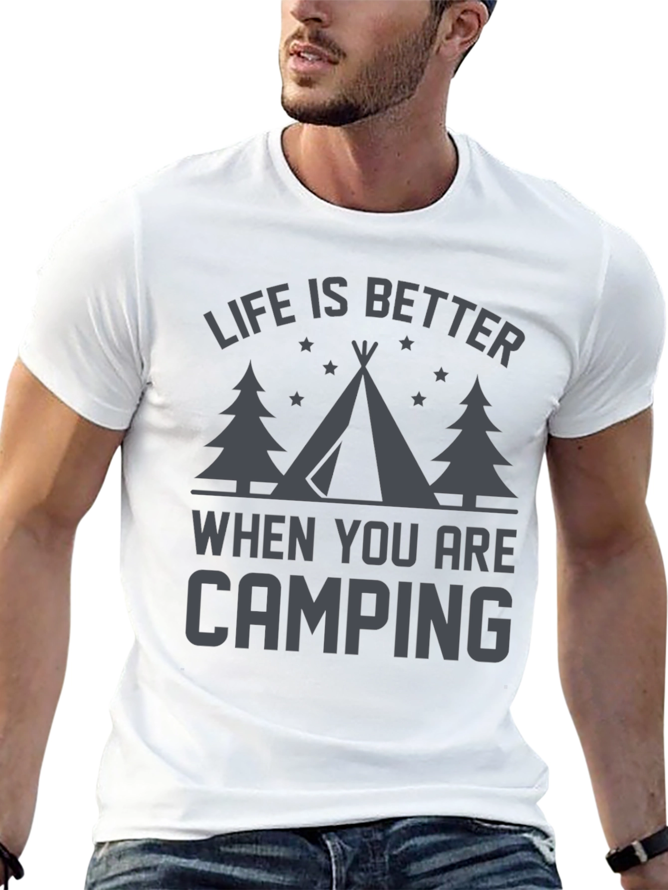 Life is Better Camping Tee