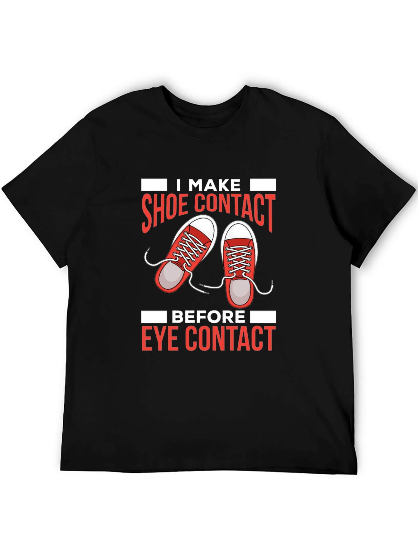 Shoe Contact T-Shirt Funny Graphic Tee