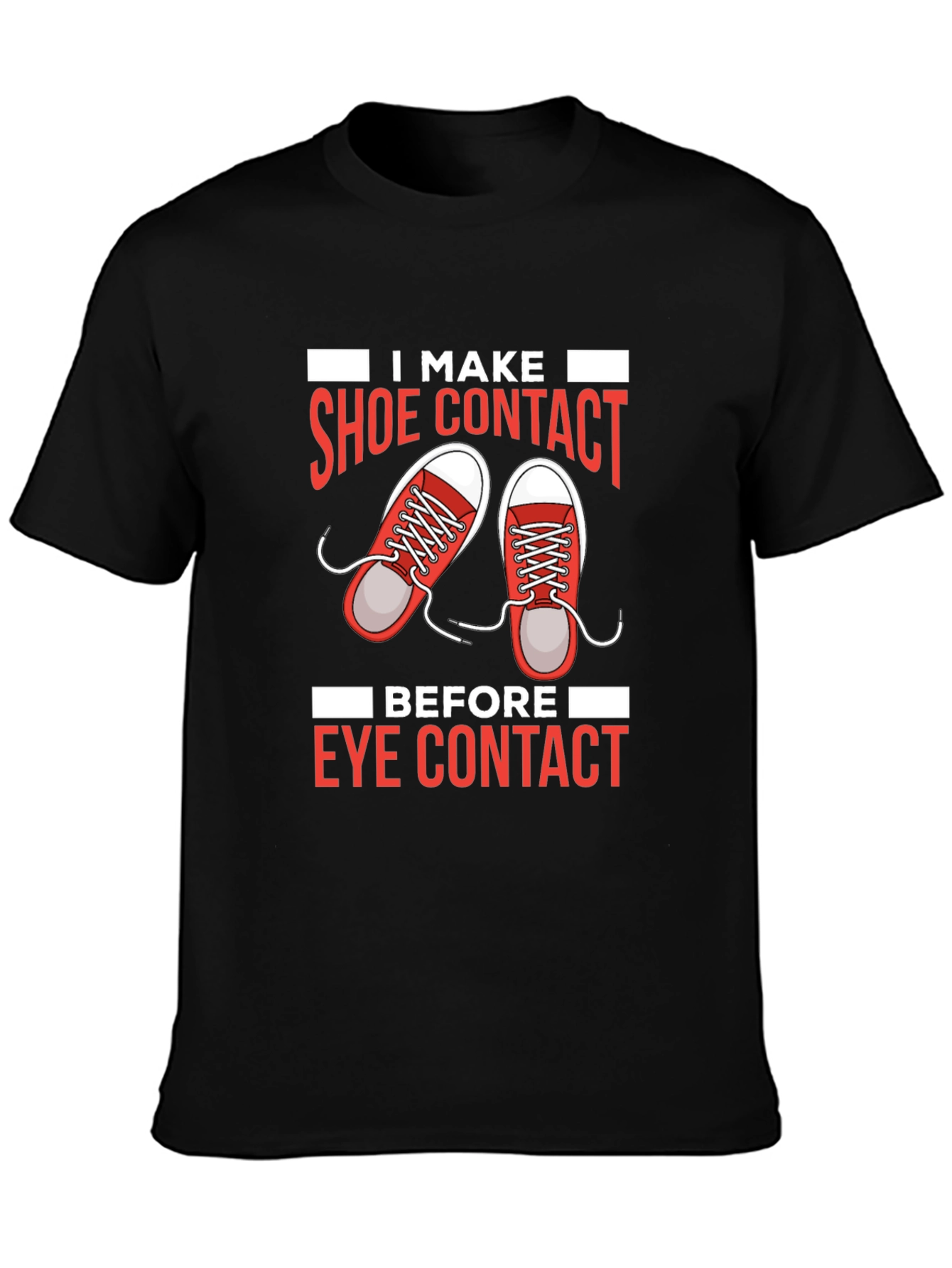 Shoe Contact T-Shirt Funny Graphic Tee