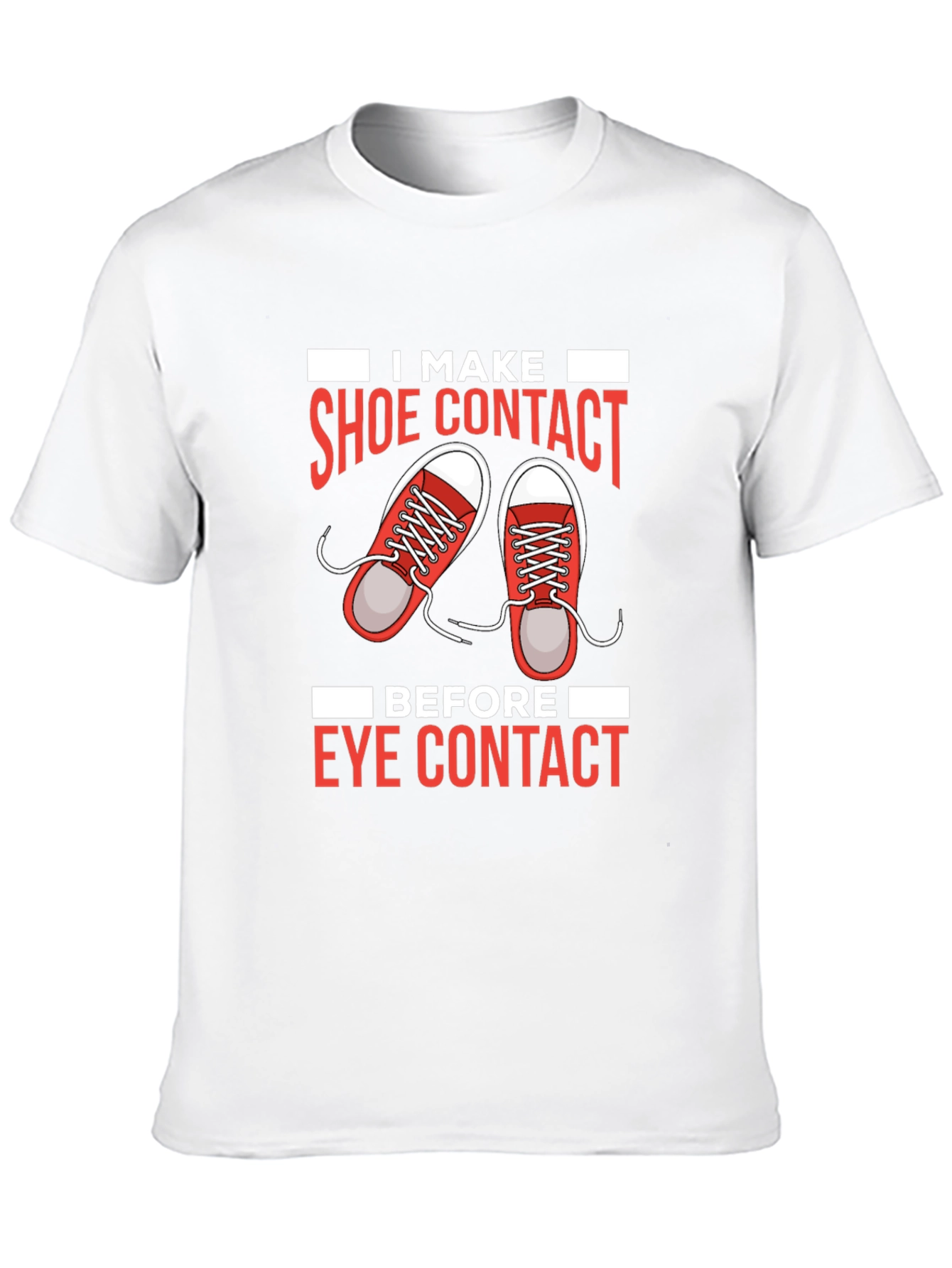 Shoe Contact T-Shirt Funny Graphic Tee