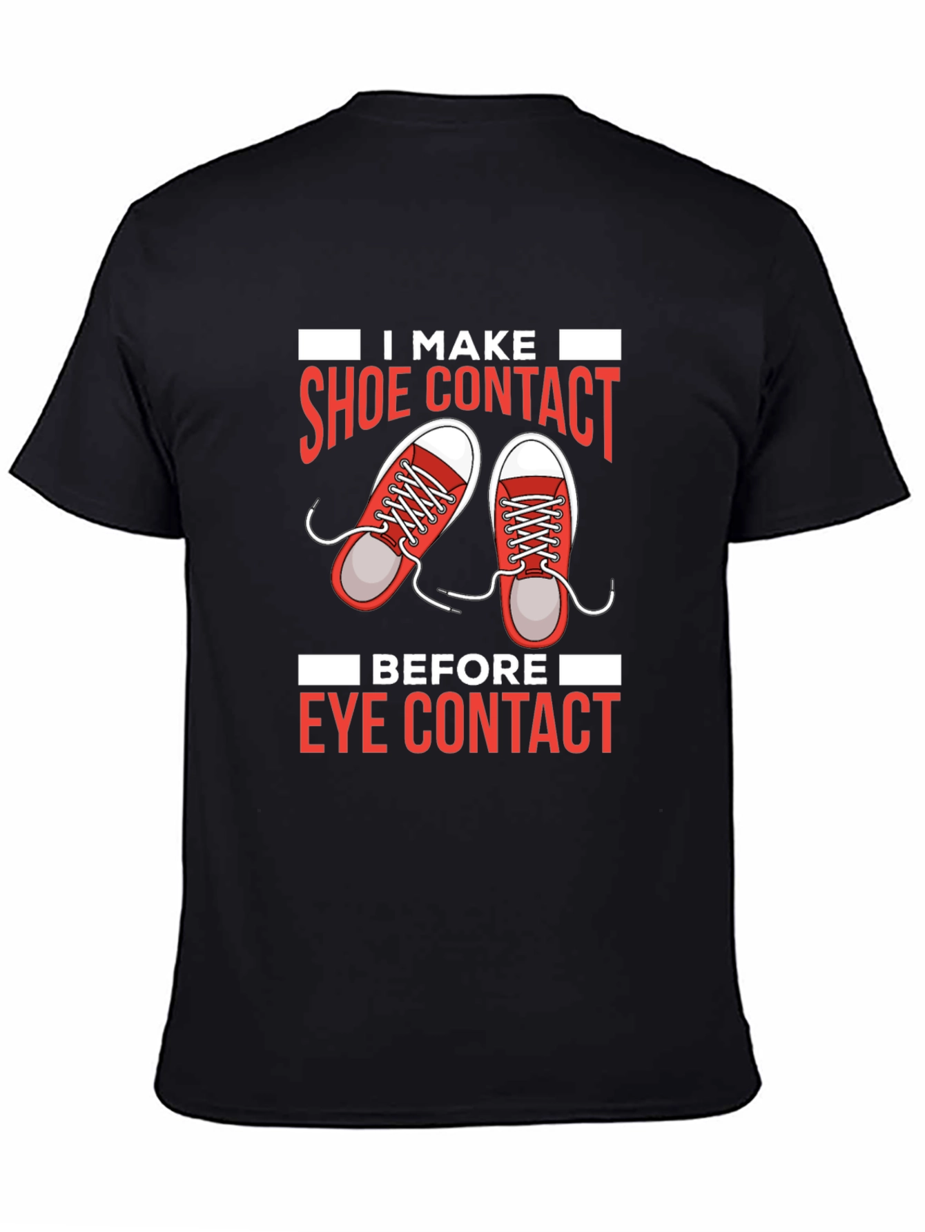 Shoe Contact T-Shirt Funny Graphic Tee