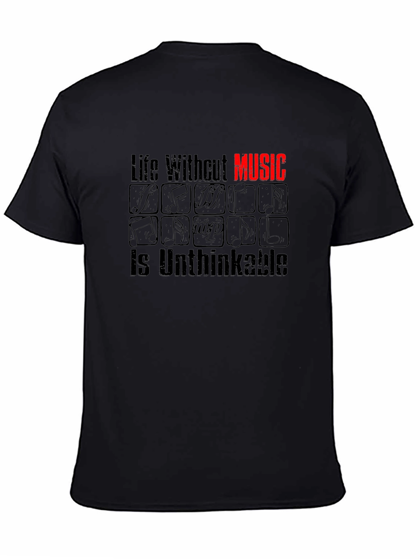 Music Lover T-Shirt - Life Without Music