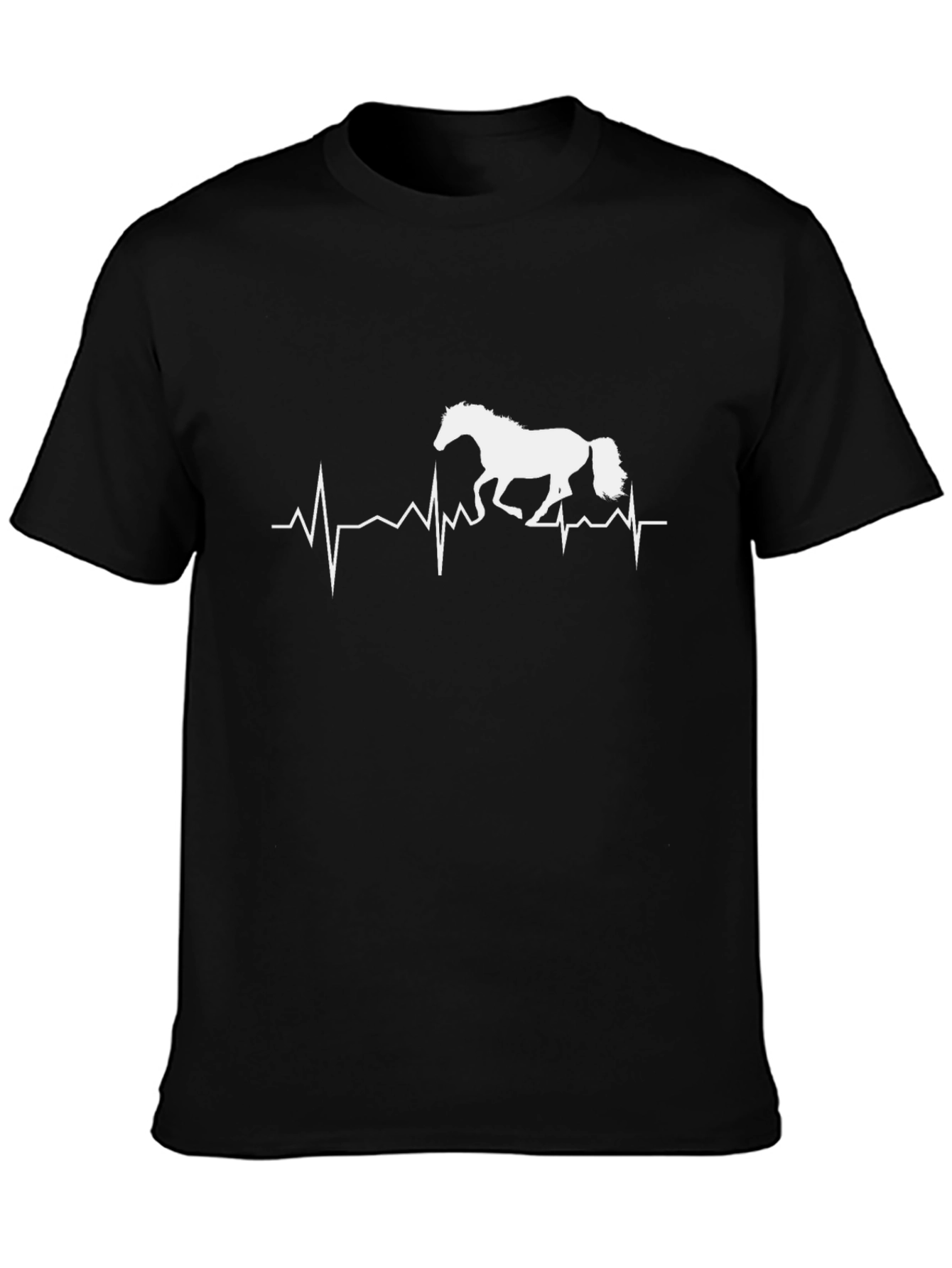 Horse Heartbeat T-Shirt - Equestrian Style