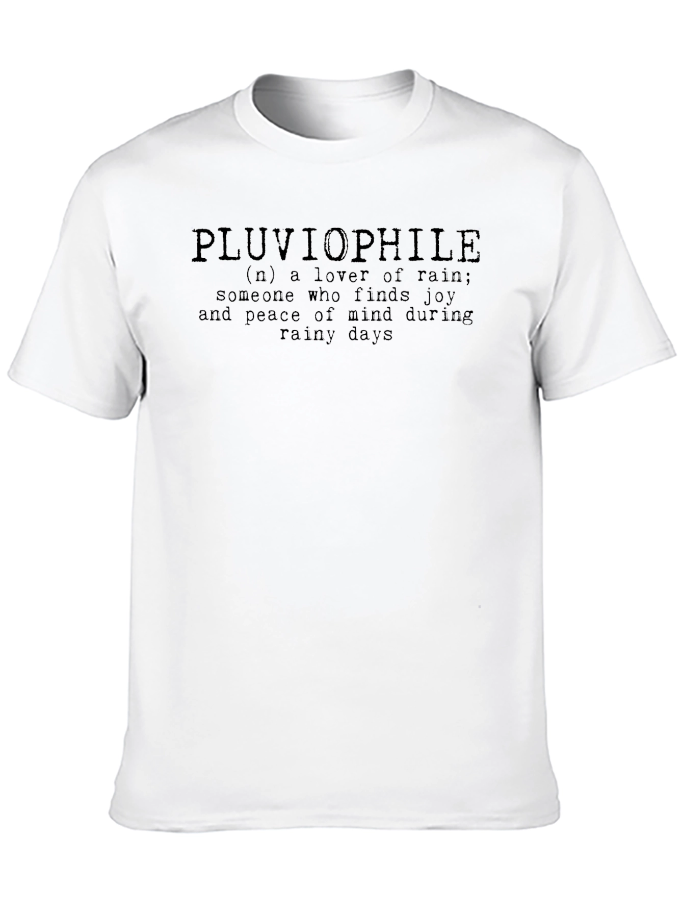 Pluviophile T-Shirt - Rainy Day Lover Tee