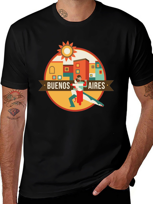 Buenos Aires Tango T-Shirt - Graphic Tee for Dance Lovers