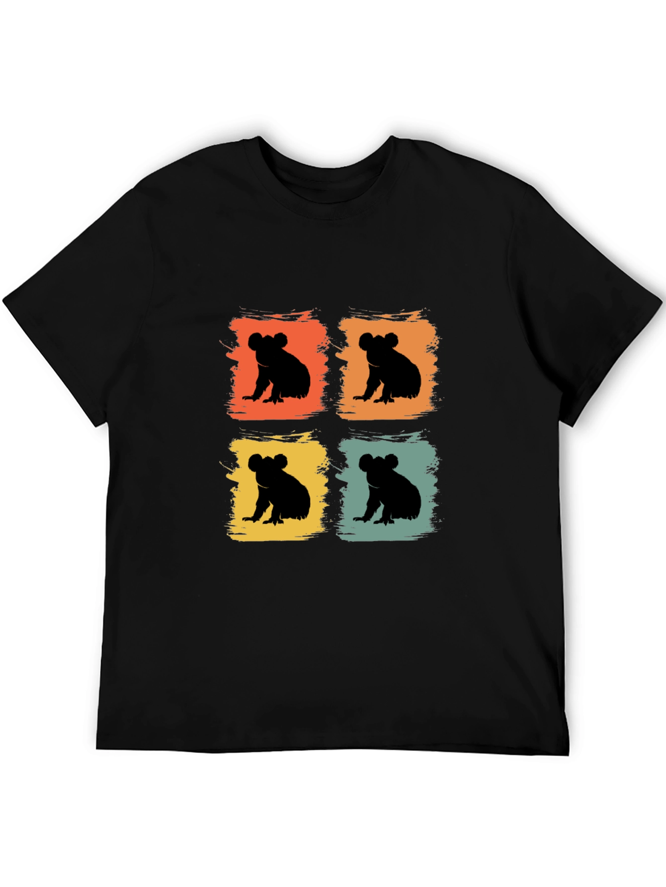 Retro Koala Bear Silhouette T-Shirt