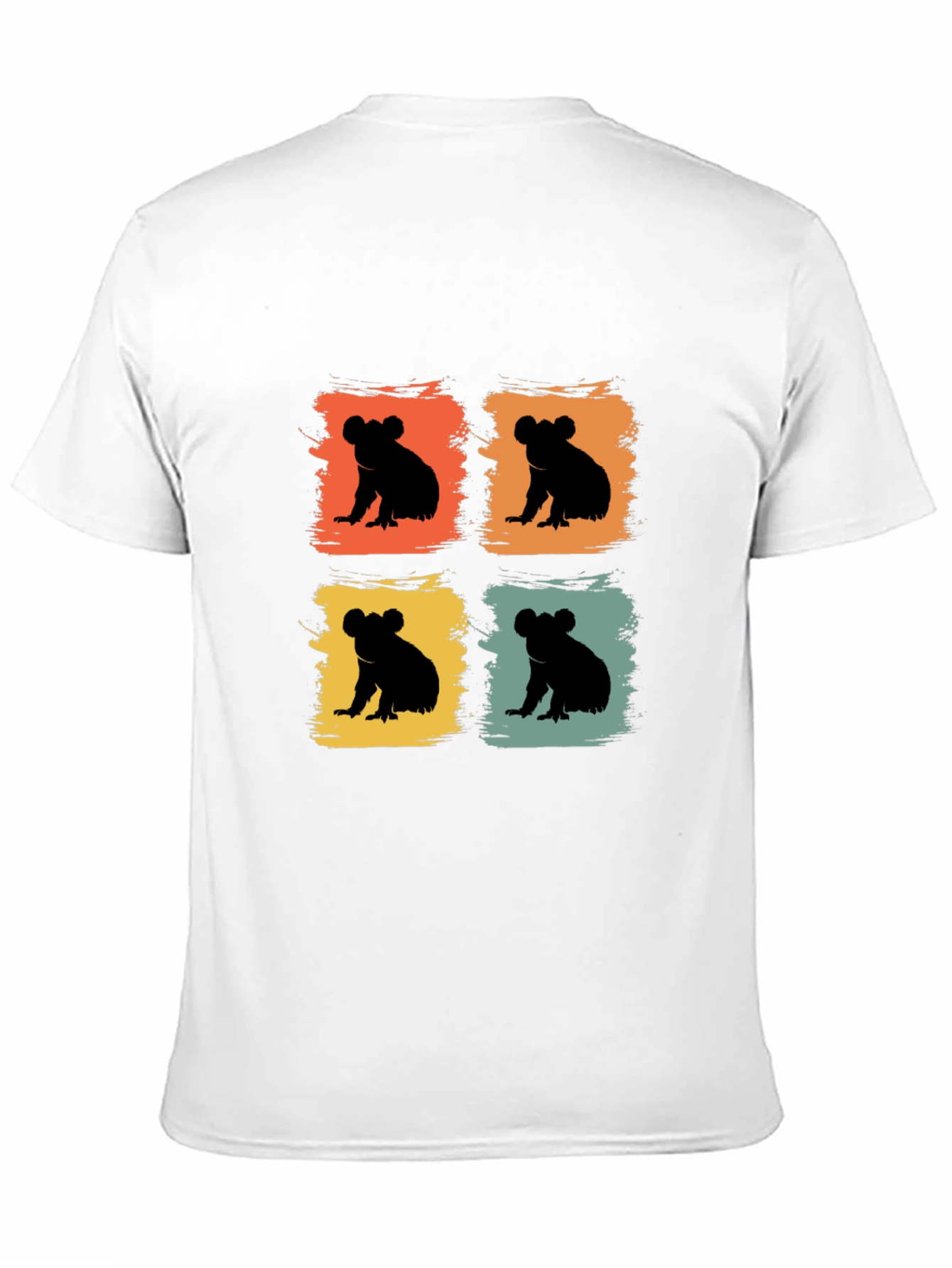 Retro Koala Bear Silhouette T-Shirt