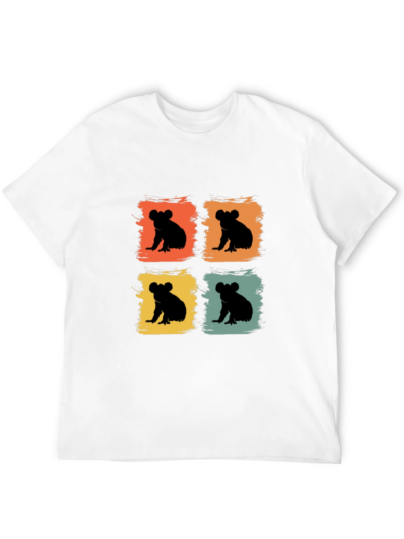 Retro Koala Bear Silhouette T-Shirt