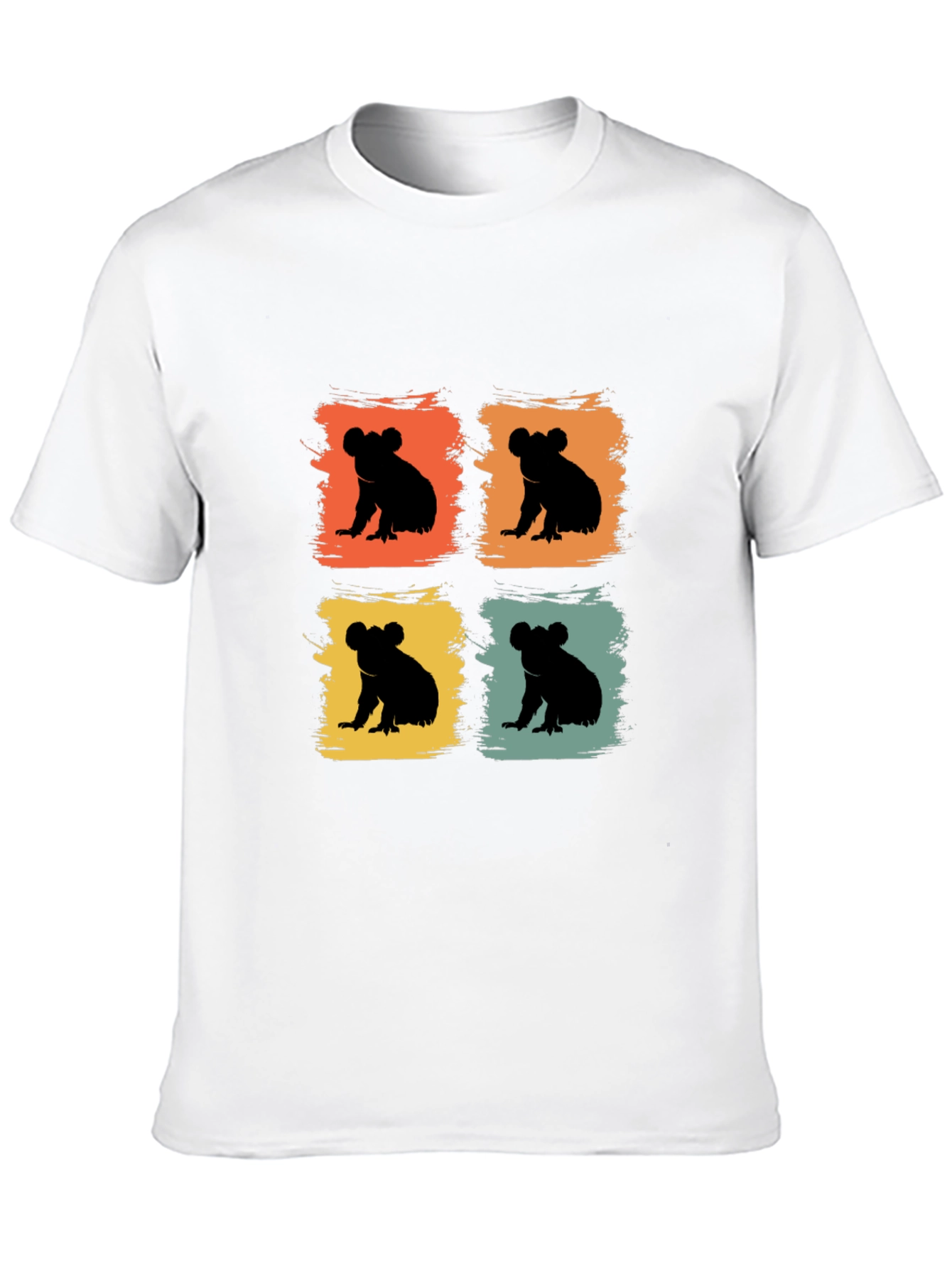 Retro Koala Bear Silhouette T-Shirt