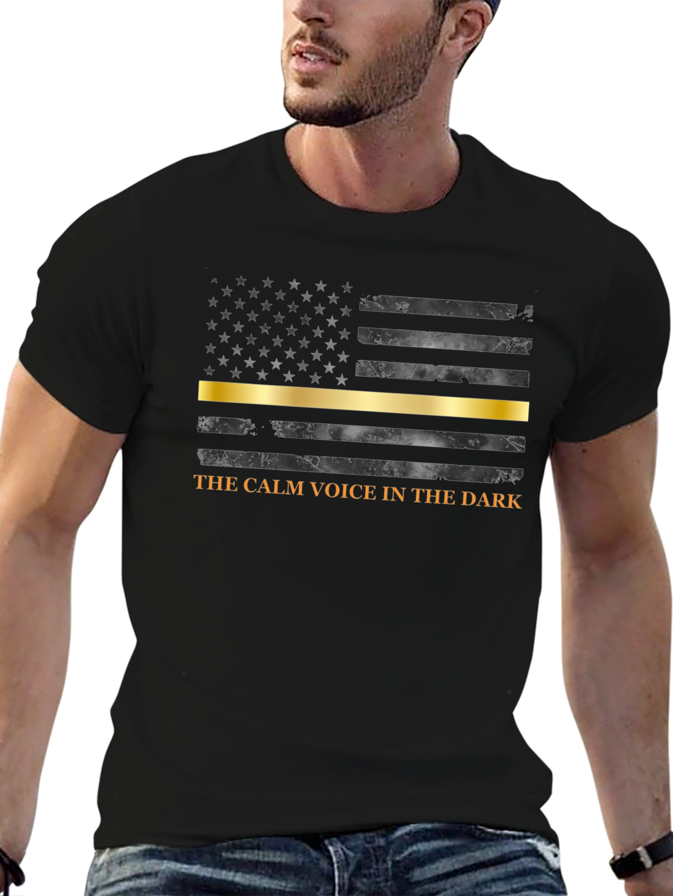 Thin Gold Line Dispatcher T-Shirt