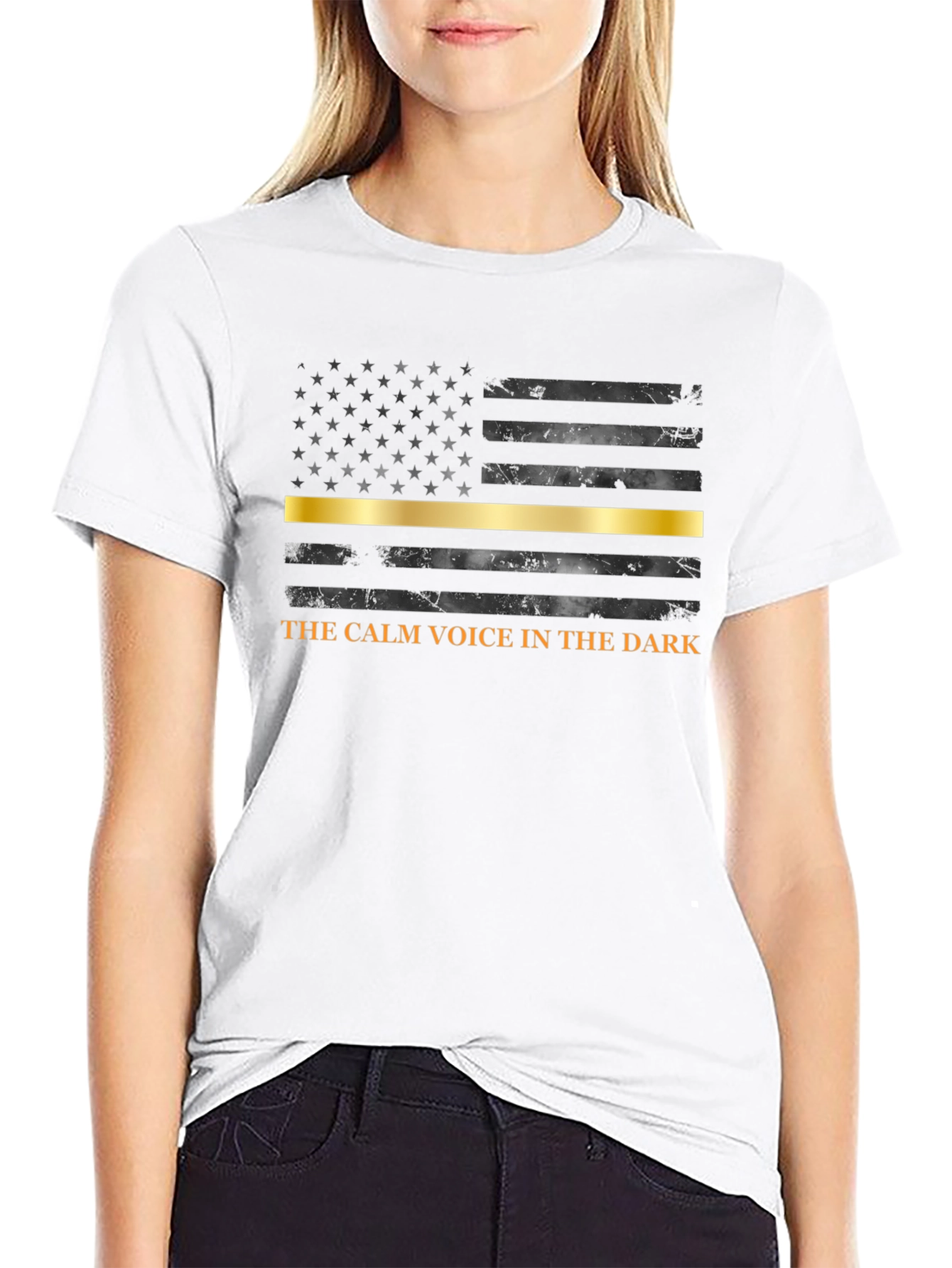 Thin Gold Line Dispatcher T-Shirt