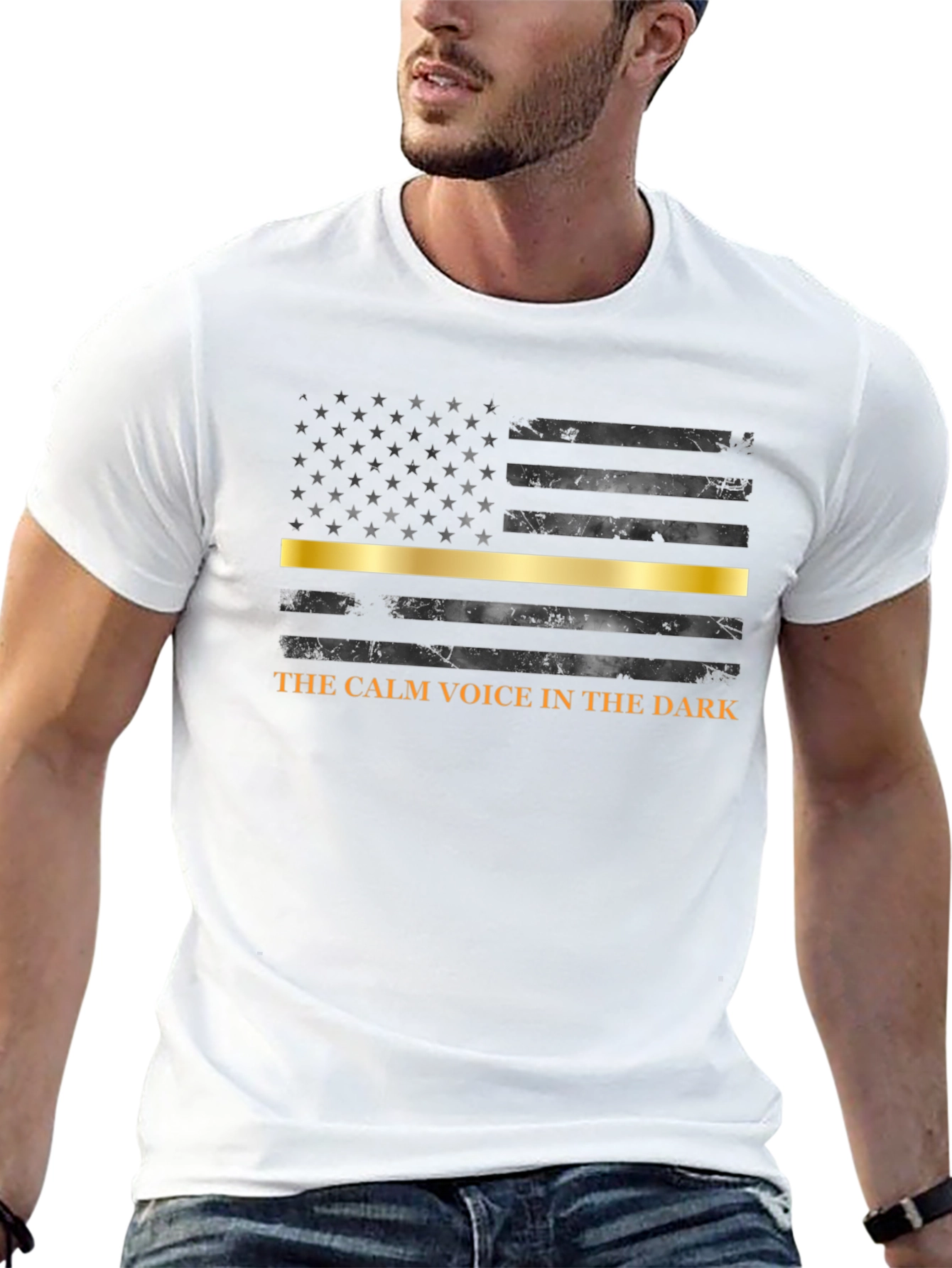 Thin Gold Line Dispatcher T-Shirt