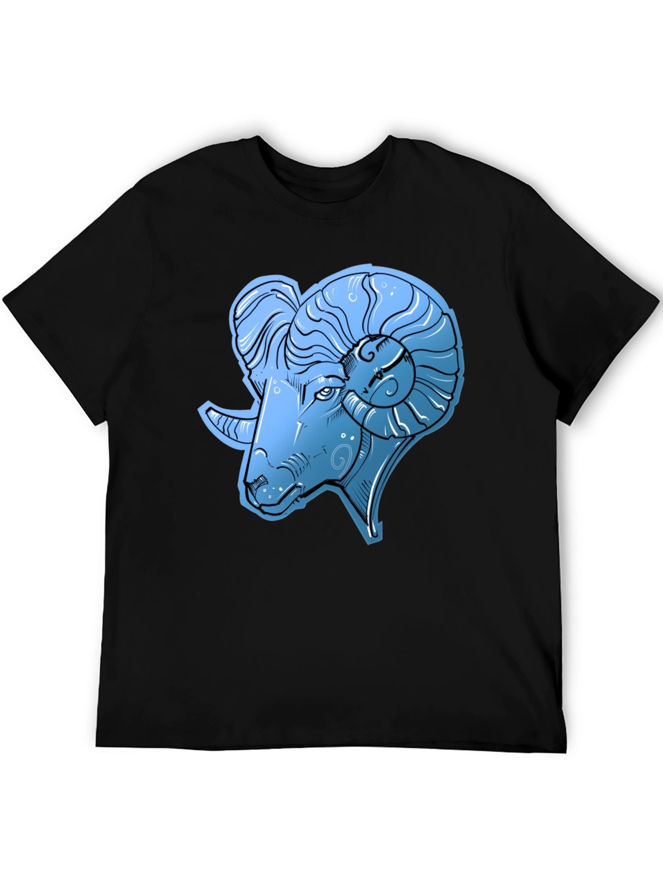 Aries Zodiac Ram Graphic T-Shirt