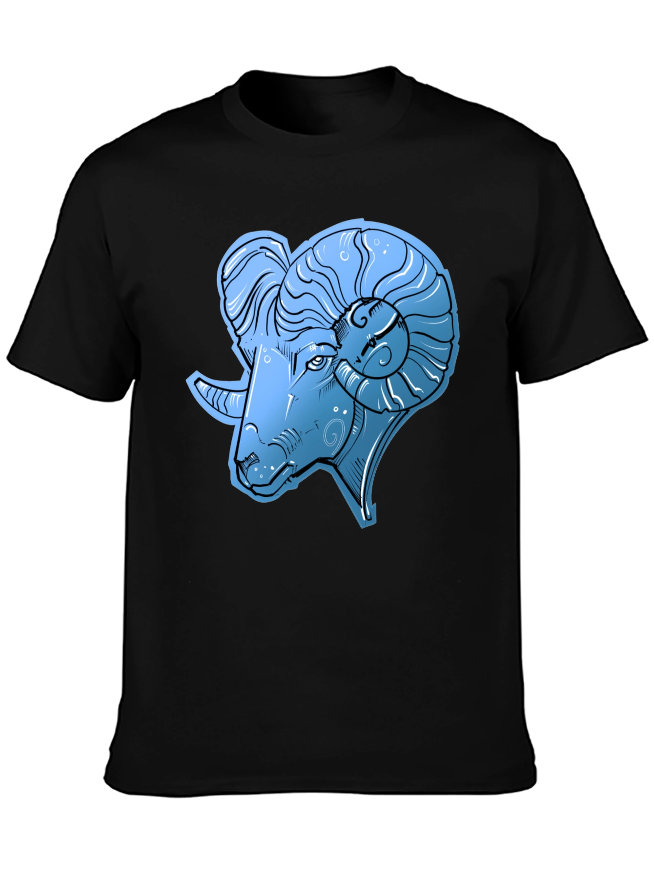 Aries Zodiac Ram Graphic T-Shirt
