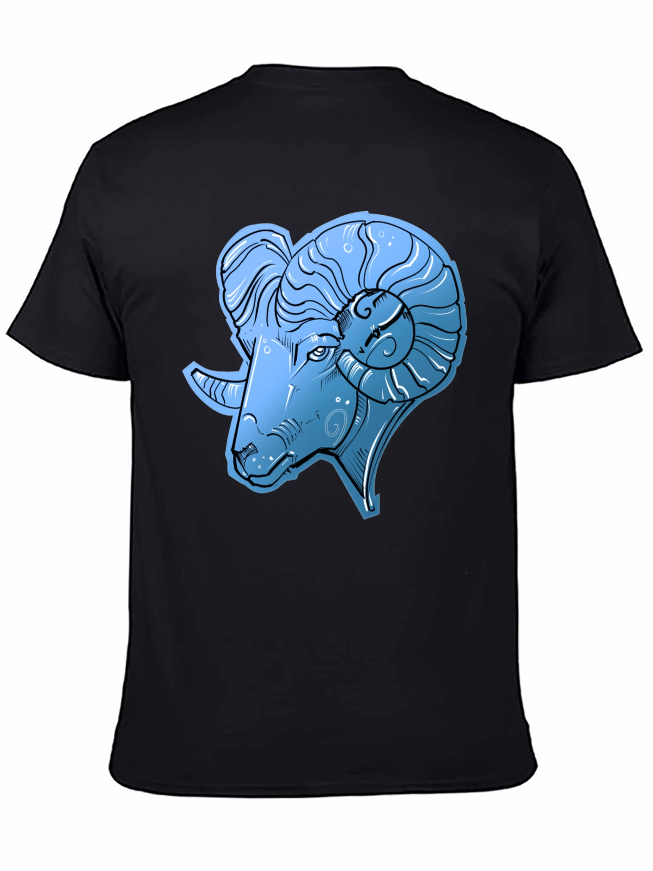 Aries Zodiac Ram Graphic T-Shirt