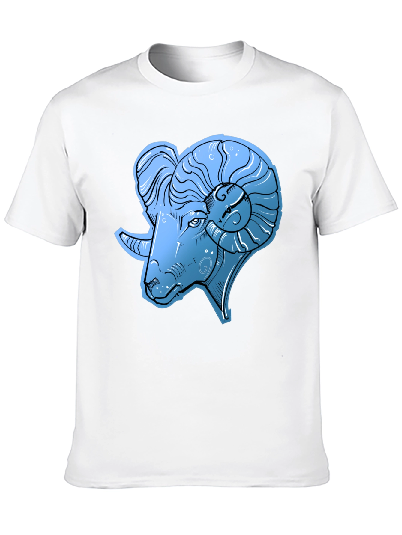 Aries Zodiac Ram Graphic T-Shirt