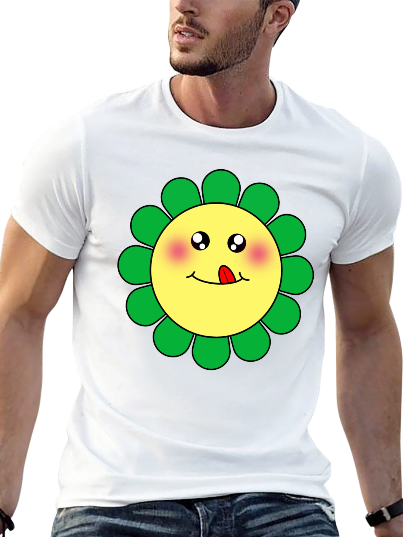 Kawaii Flower T-Shirt - Cute Graphic Tee