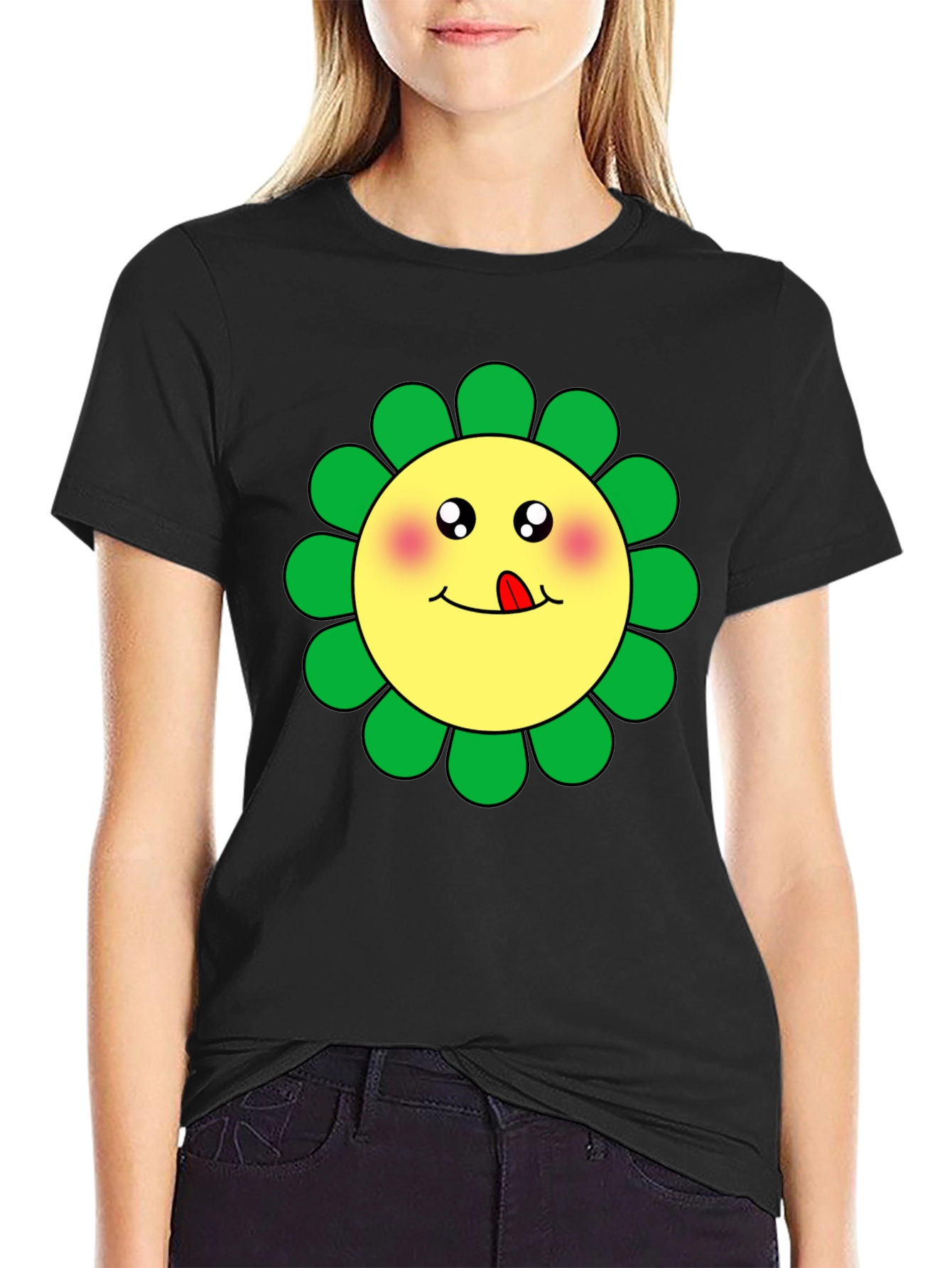 Kawaii Flower T-Shirt - Cute Graphic Tee