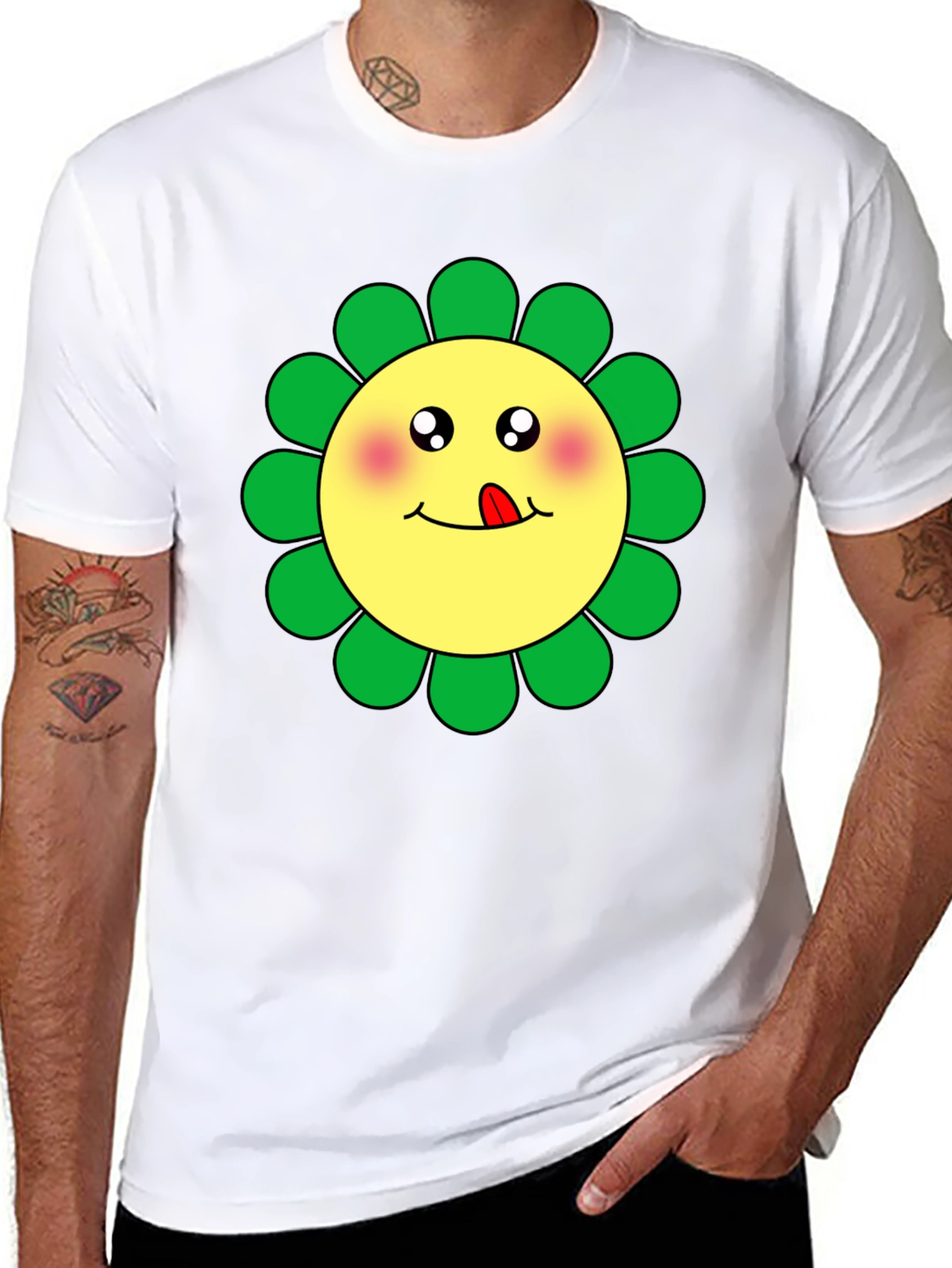 Kawaii Flower T-Shirt - Cute Graphic Tee