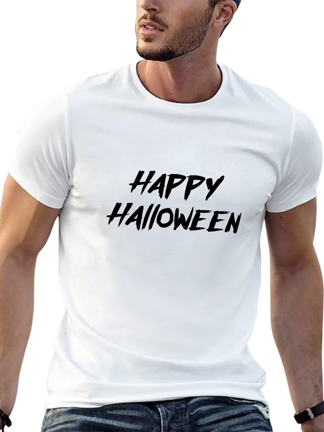 Happy Halloween Black T-Shirt