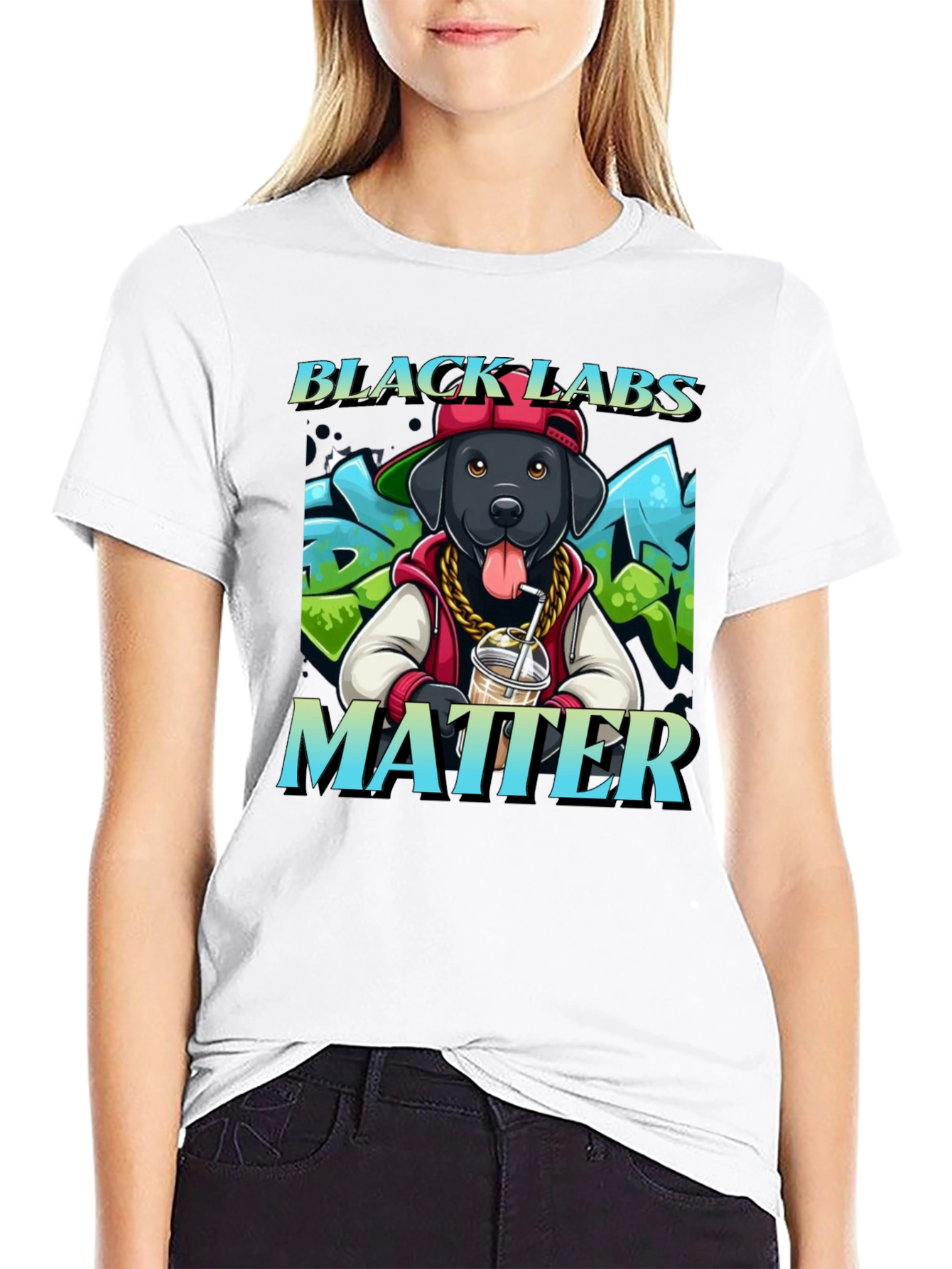Black Labs Matter Graphic Tee
