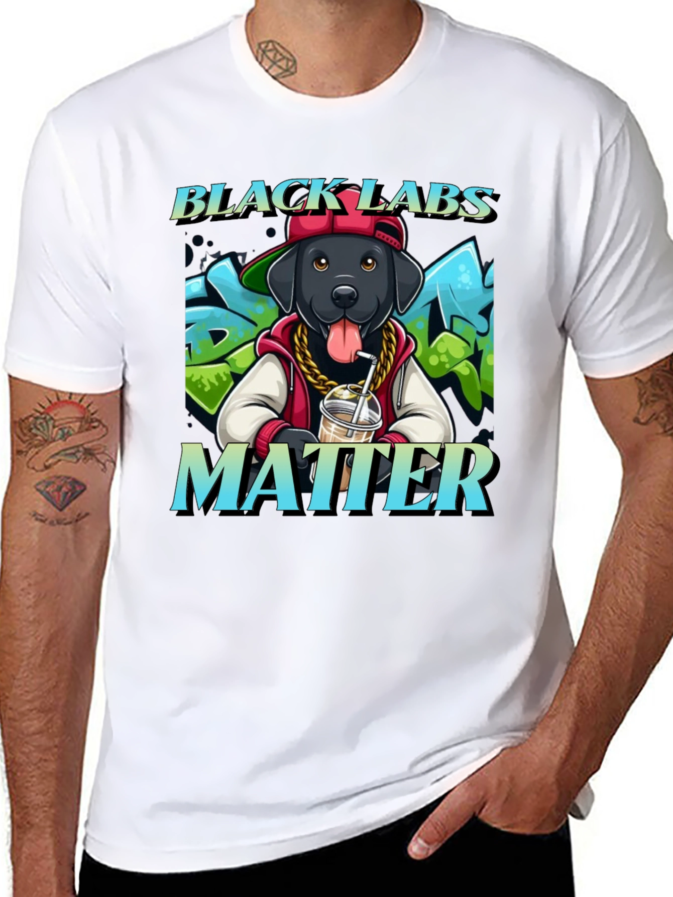 Black Labs Matter Graphic Tee