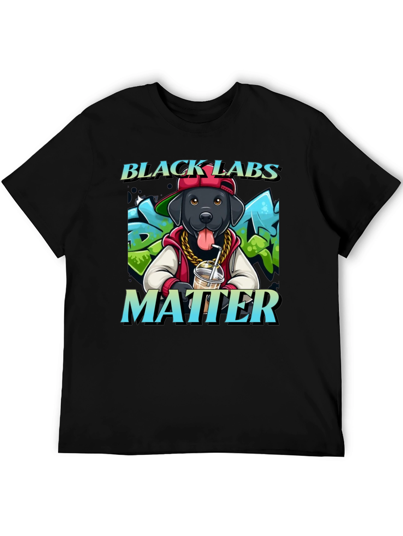 Black Labs Matter Graphic Tee