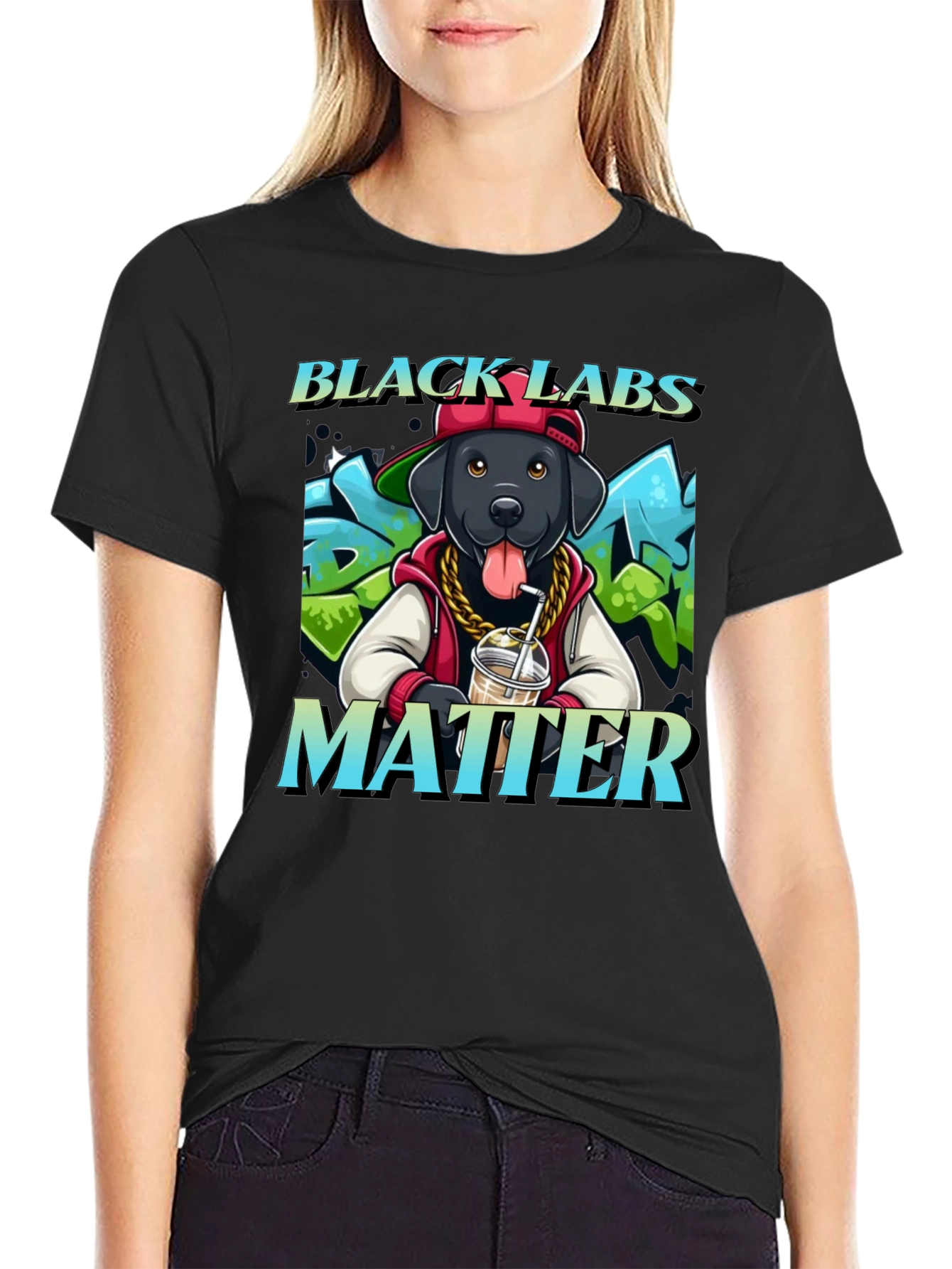 Black Labs Matter Graphic Tee