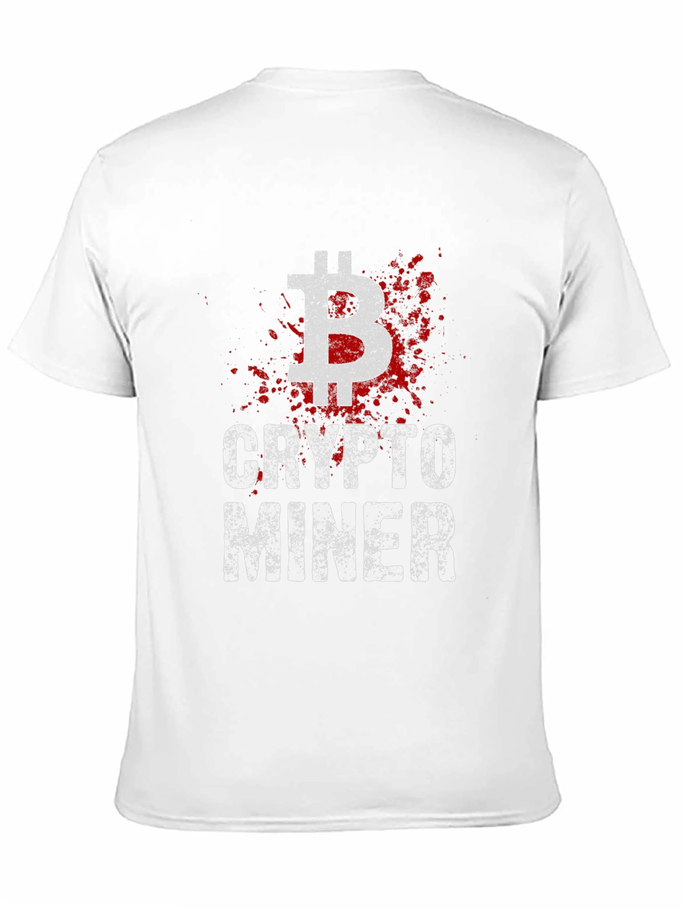 Crypto Miner Bitcoin Graphic T-Shirt