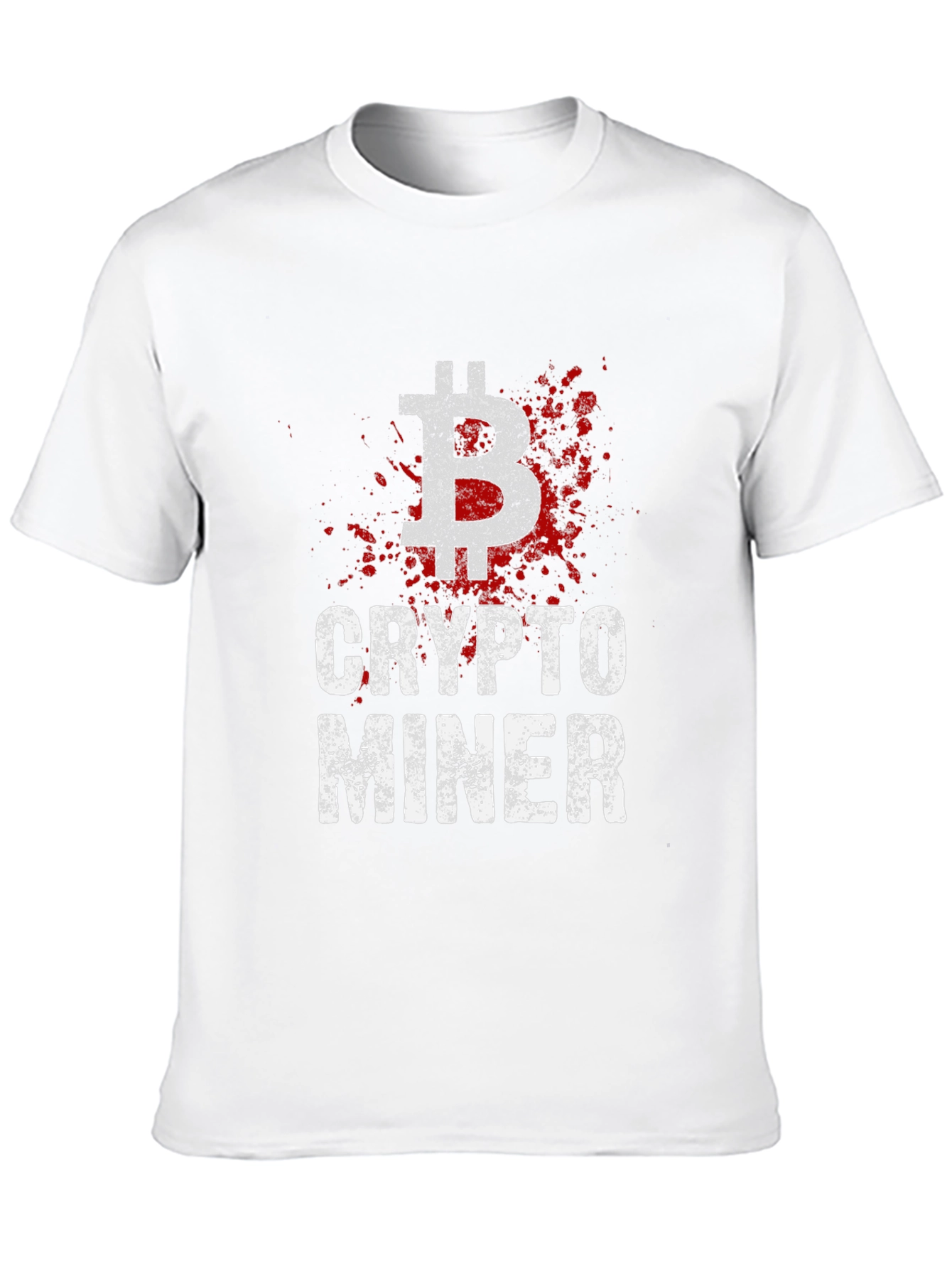 Crypto Miner Bitcoin Graphic T-Shirt