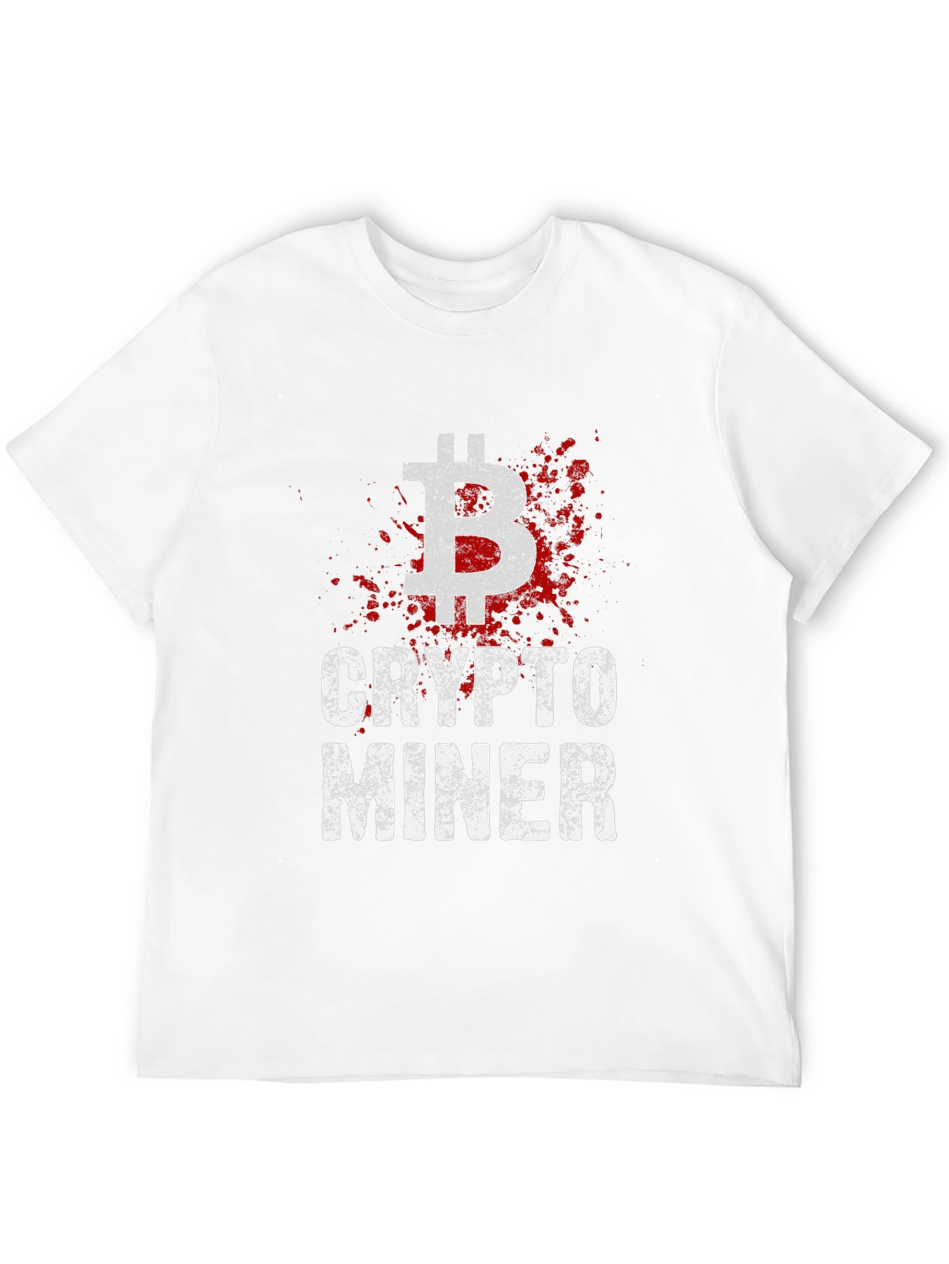 Crypto Miner Bitcoin Graphic T-Shirt
