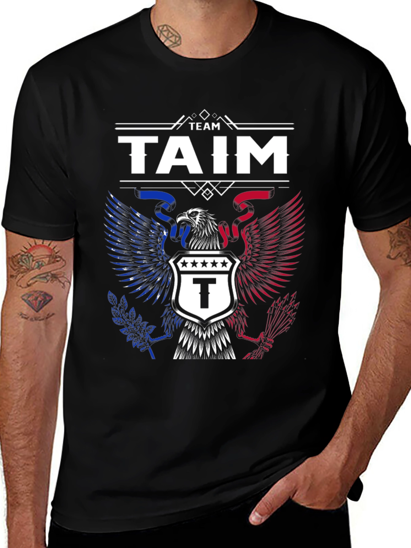 Team Taim Eagle Crest Graphic T-Shirt