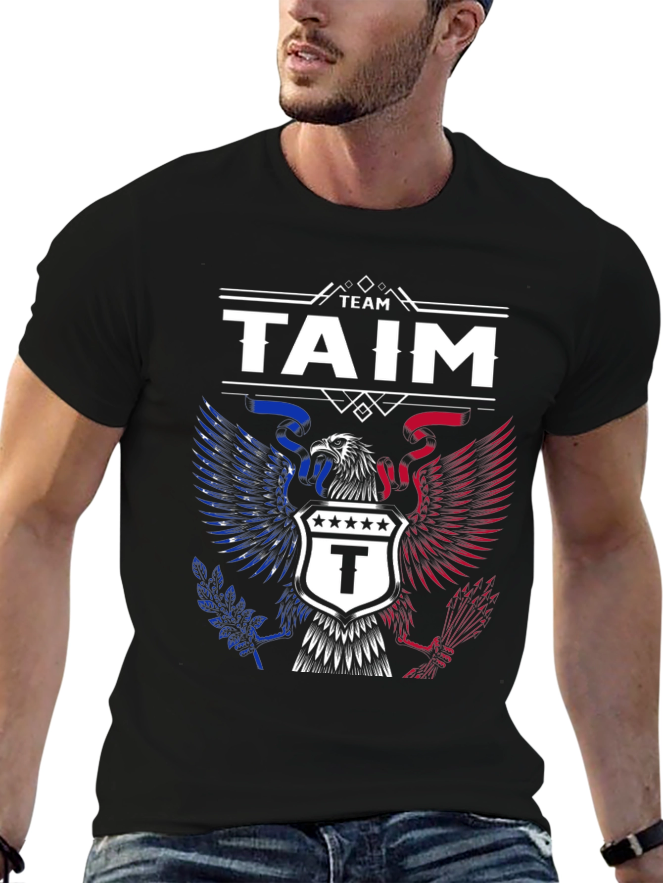 Team Taim Eagle Crest Graphic T-Shirt