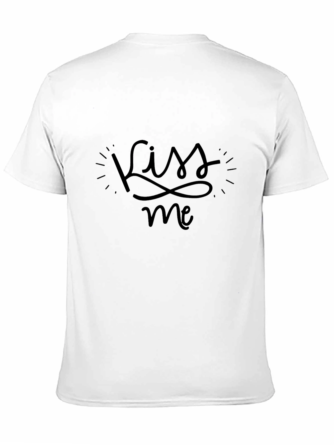 Kiss Me Graphic Tee - Black