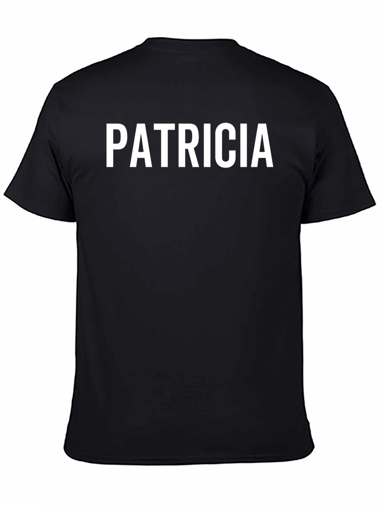 Personalized Patricia Black T-Shirt