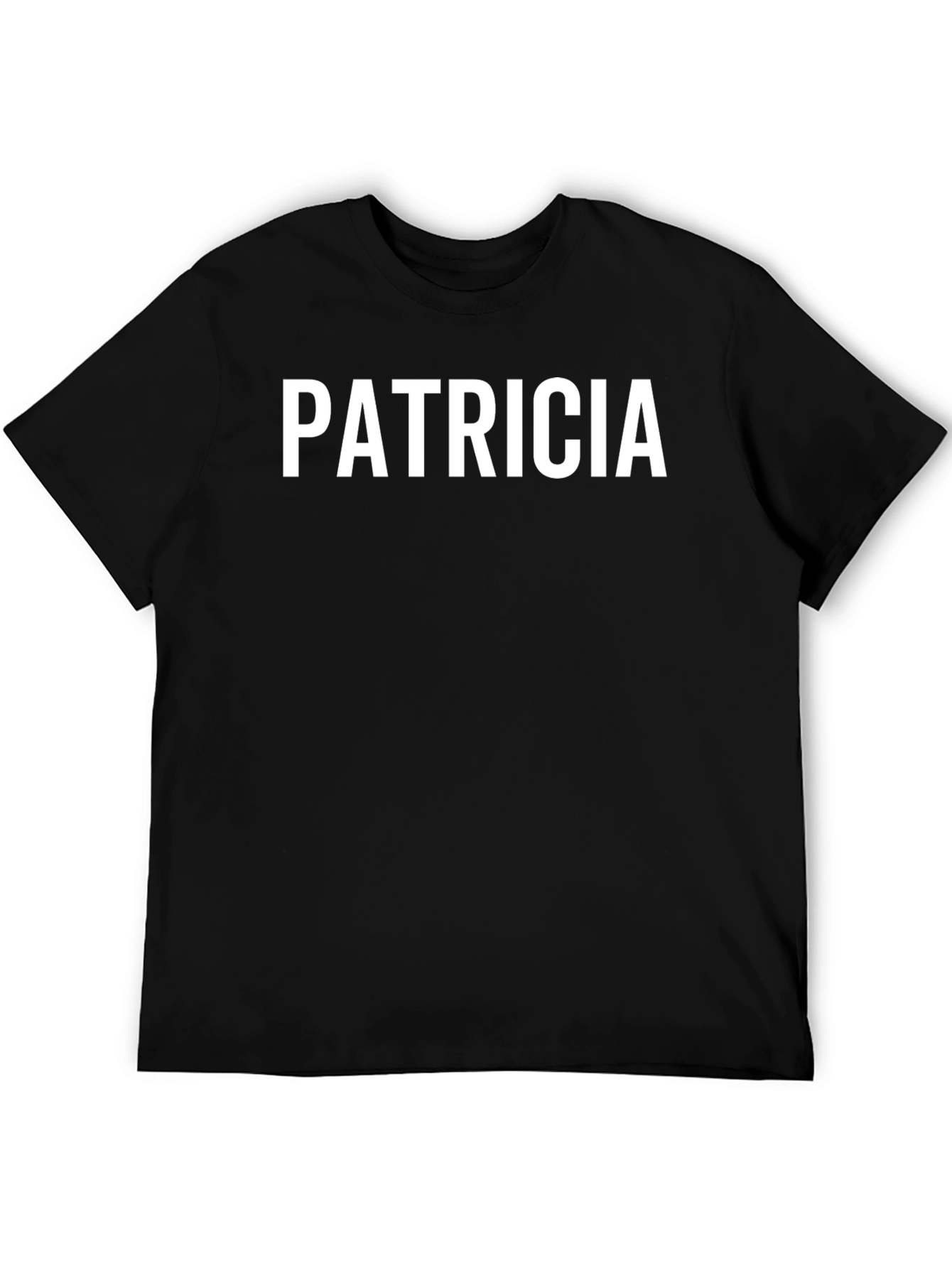 Personalized Patricia Black T-Shirt