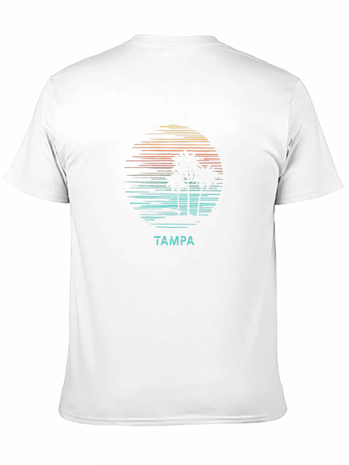 Tampa Sunset T-Shirt - Palm Tree Graphic Tee