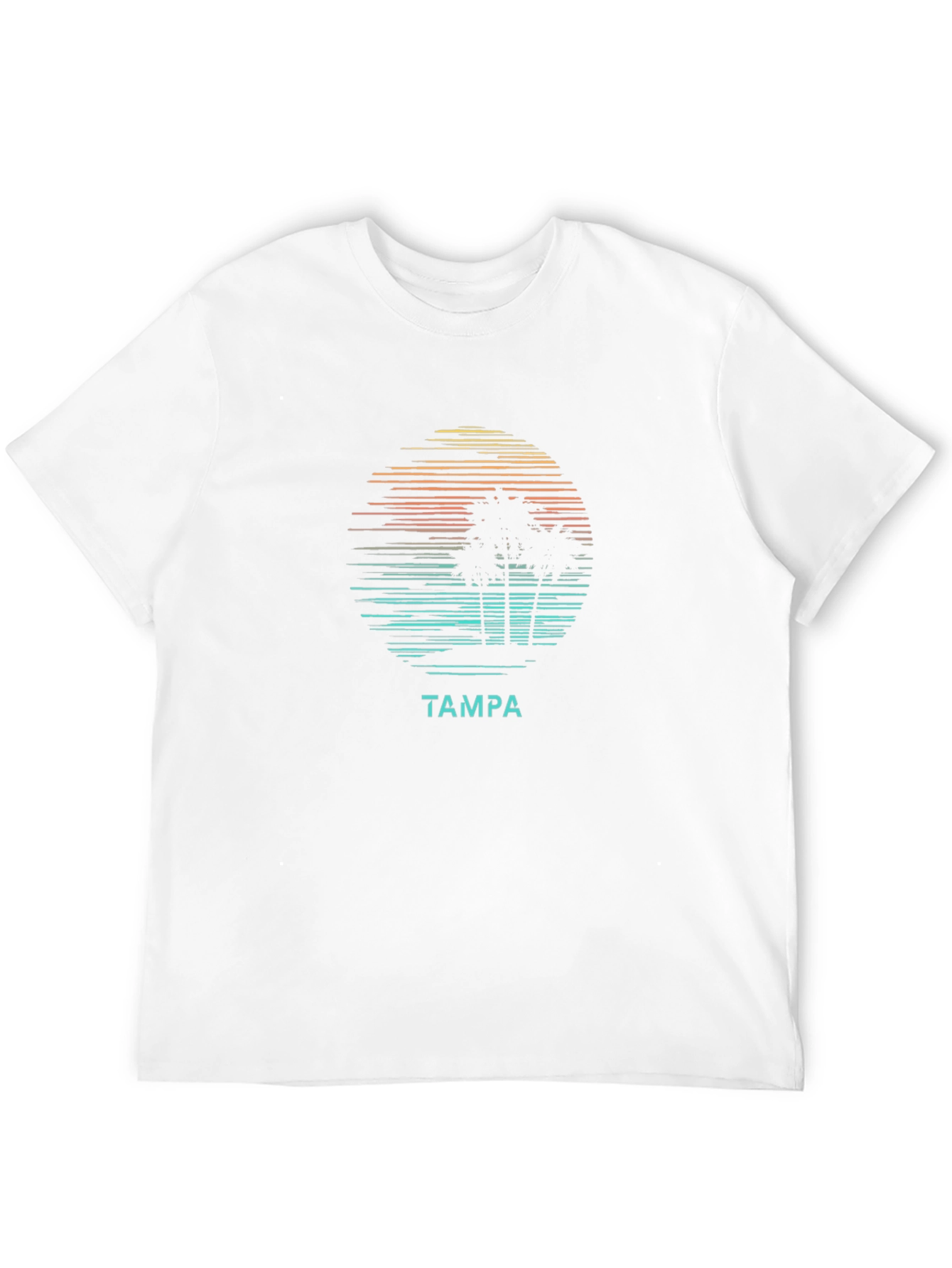Tampa Sunset T-Shirt - Palm Tree Graphic Tee