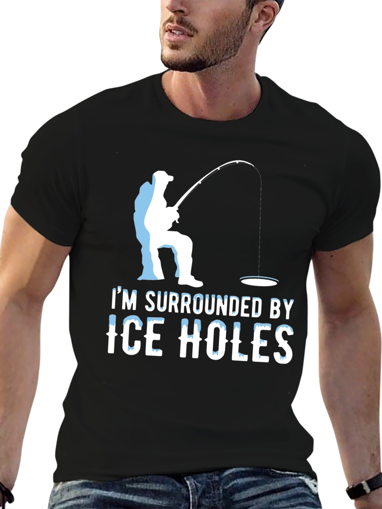Ice Fishing Humor T-Shirt