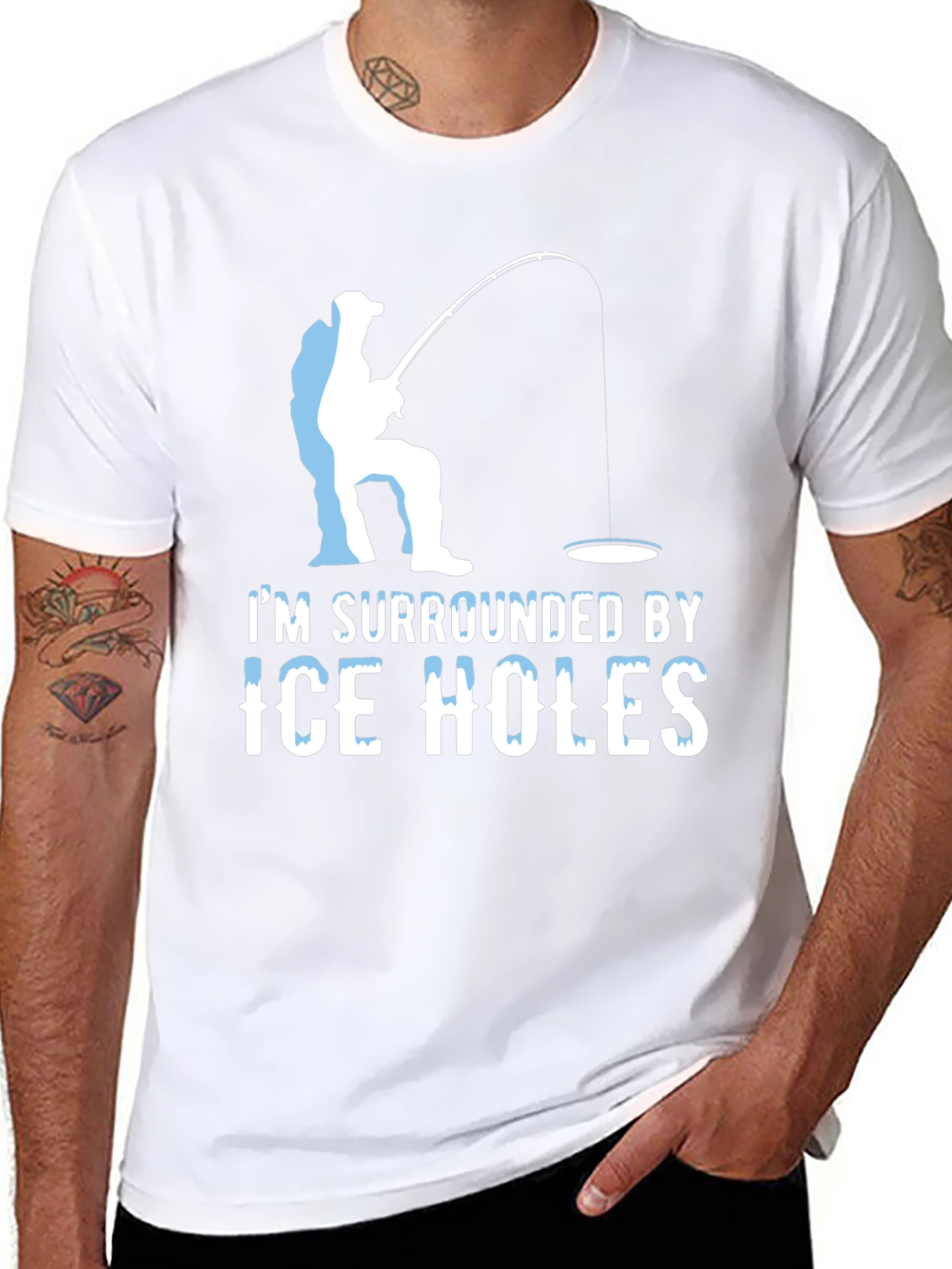 Ice Fishing Humor T-Shirt